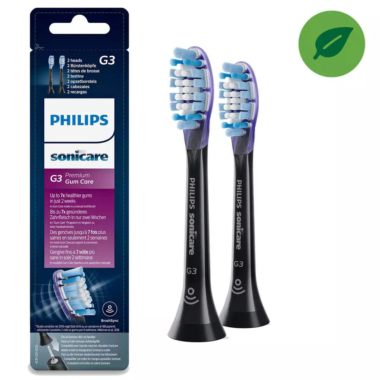 Philips Sonicare - G3 Premium Gum Care Standard-Bürstenköpfe Für Schallzahnbürste 1x