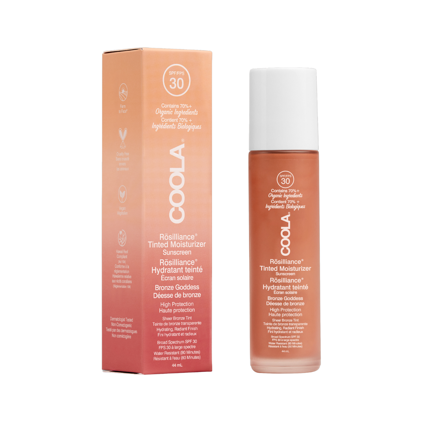 Coola - Rosilliance Mineral Bb+ Cream Tinted Organic Sunscreen Spf 30 Bronze Goddess 60ml