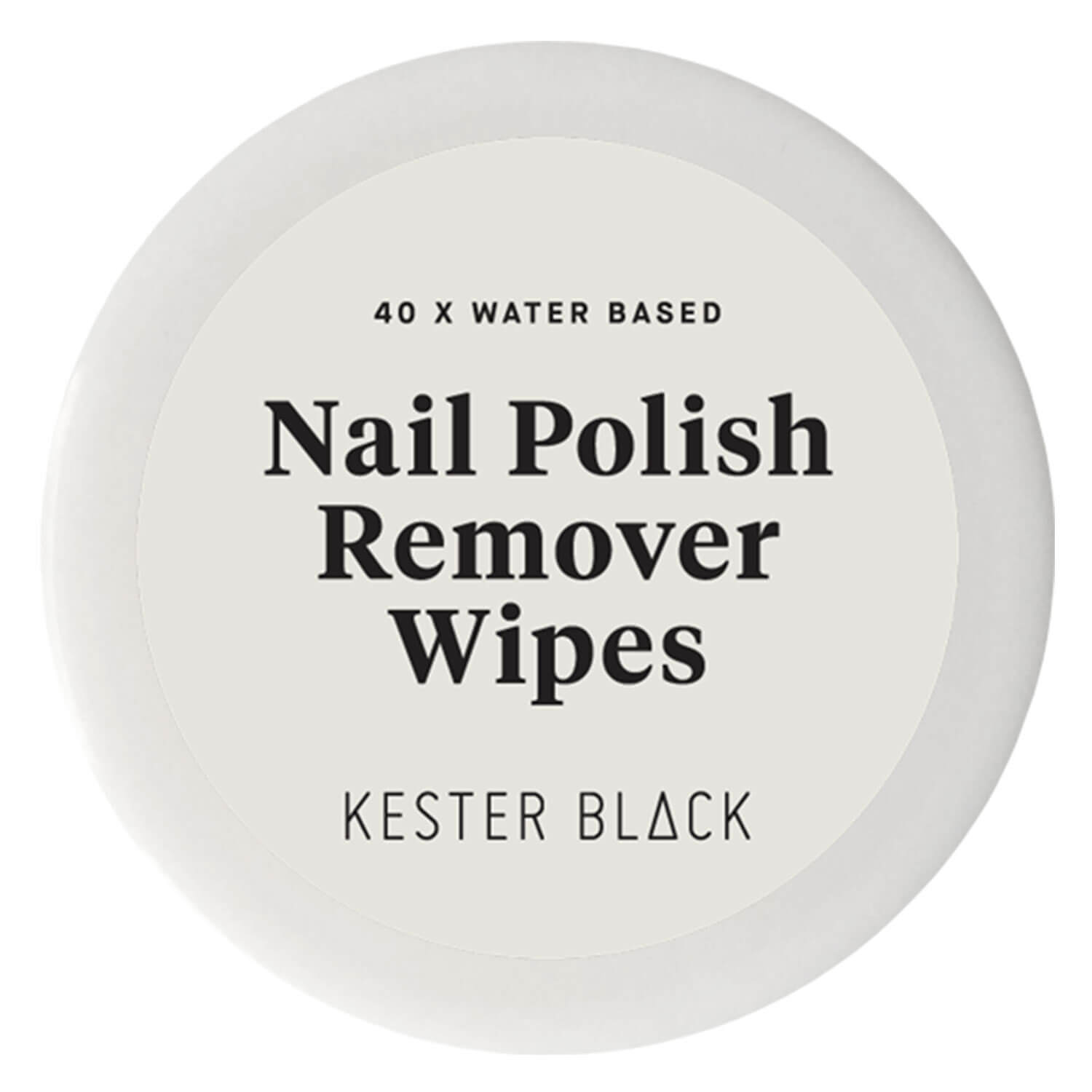 Kester Black Kb Nail Care - Water Based Nail Polish Remover Wipes 40x