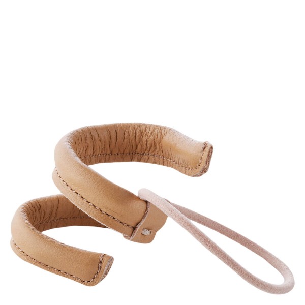 Image of Corinne World - Leather Band Short Narrow Bendable Camel