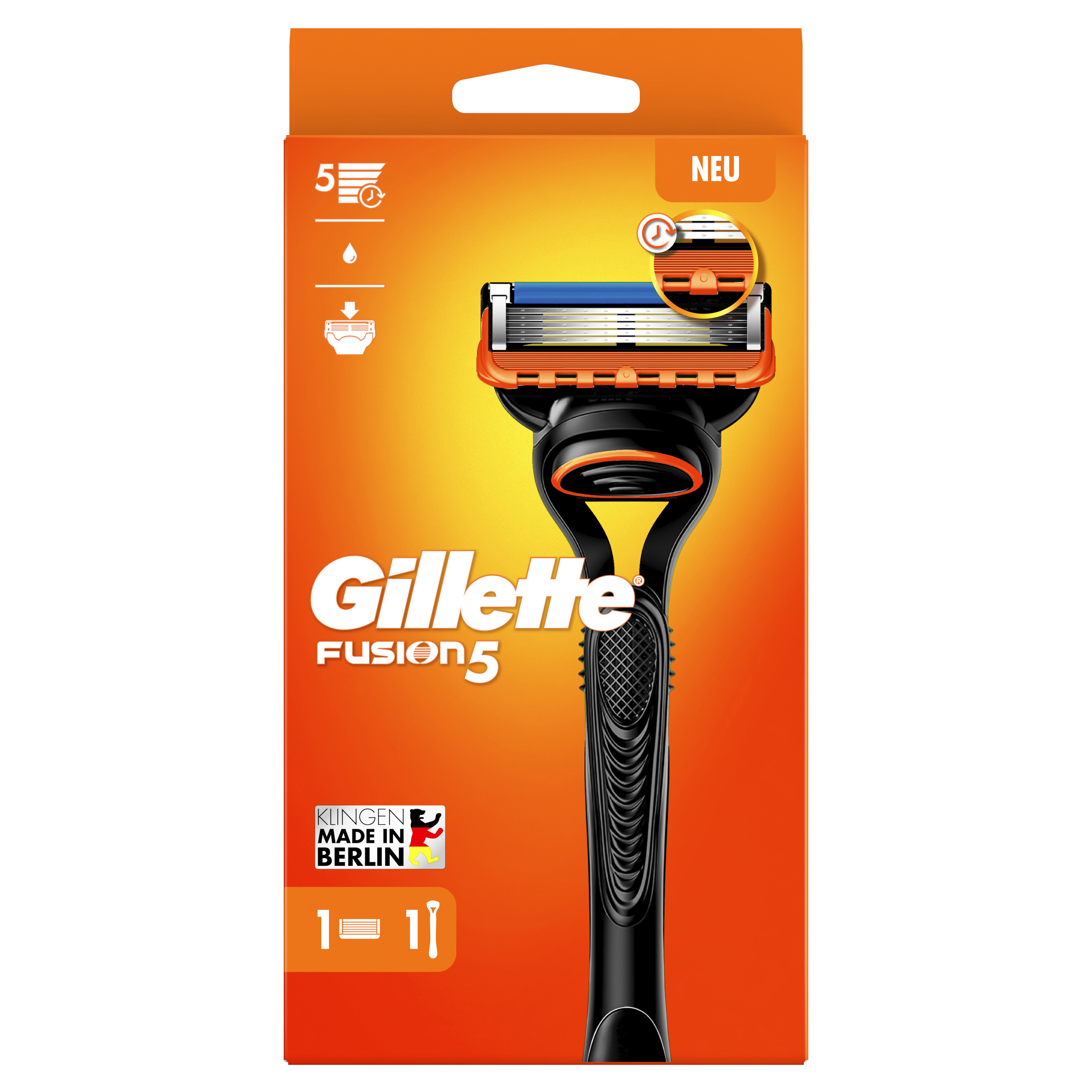 Gillette – Fusion5 Rasierapparat Mit 1 Klinge 1stk