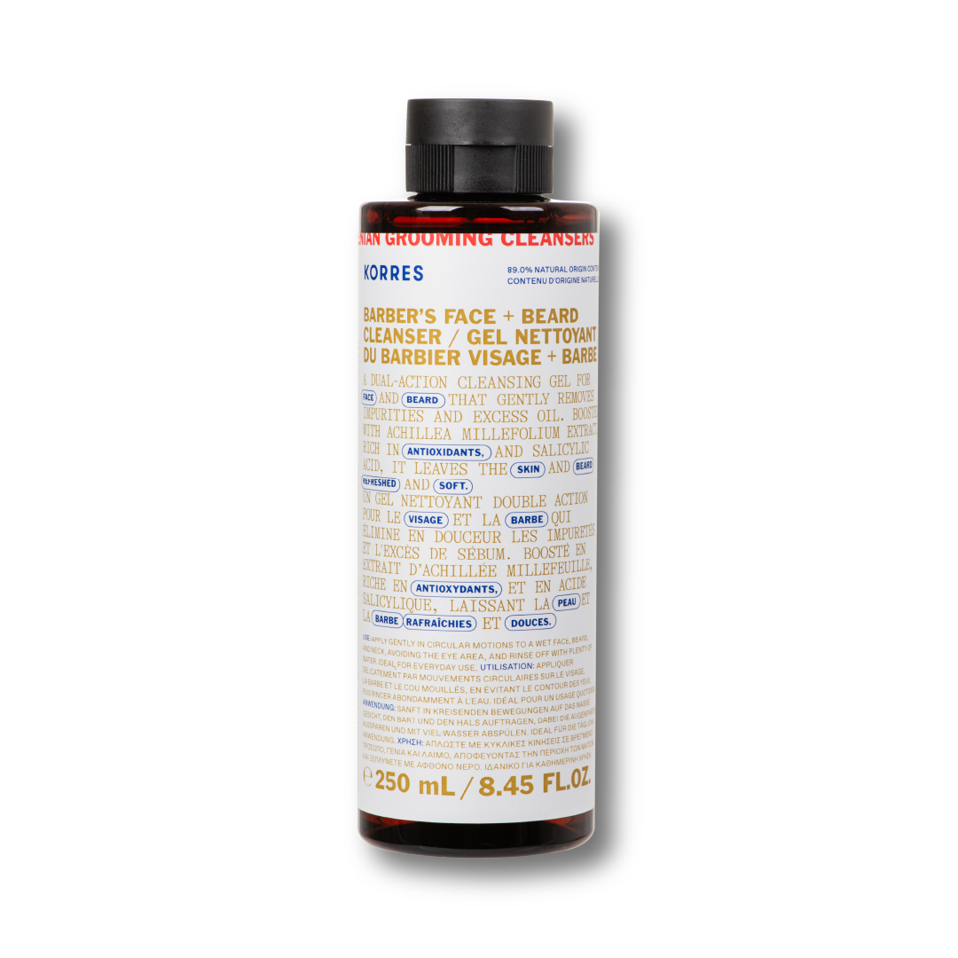 Korres Care – Athenian Grooming Reinigungsgel Für Gesicht Und Bart 250ml