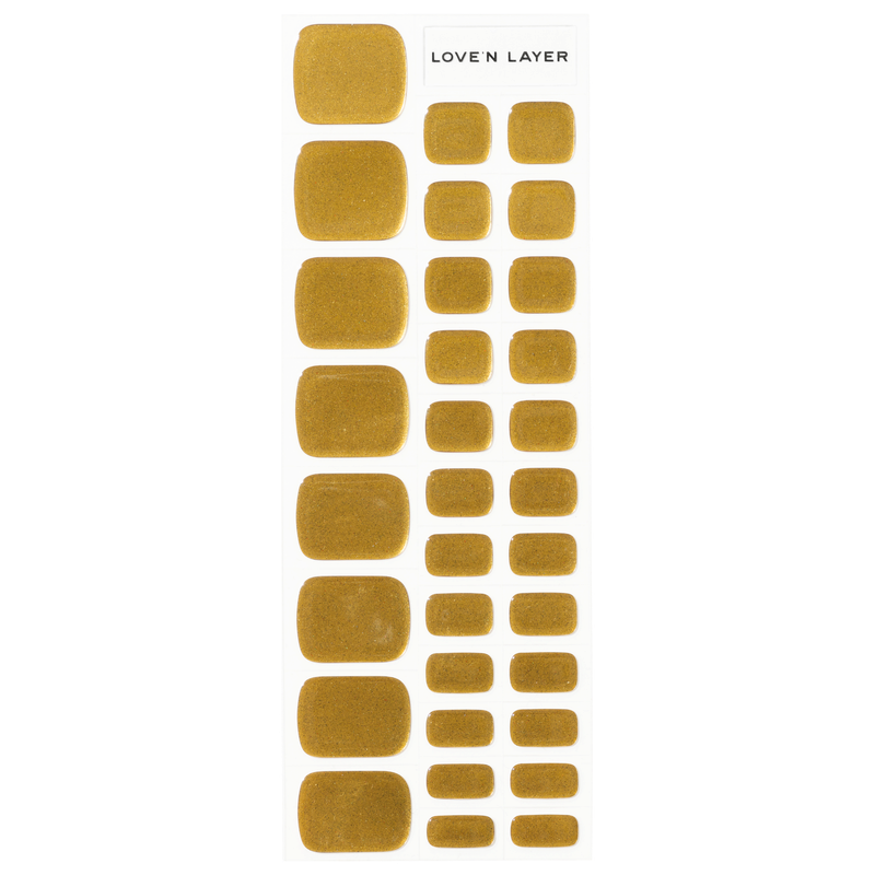 Lovenlayer – Metallic Toe Shiny Gold 1stk
