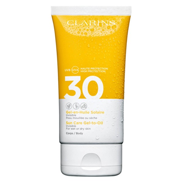 Image of Clarins Sun - Gel-en-Huile Solaire Corps SPF30