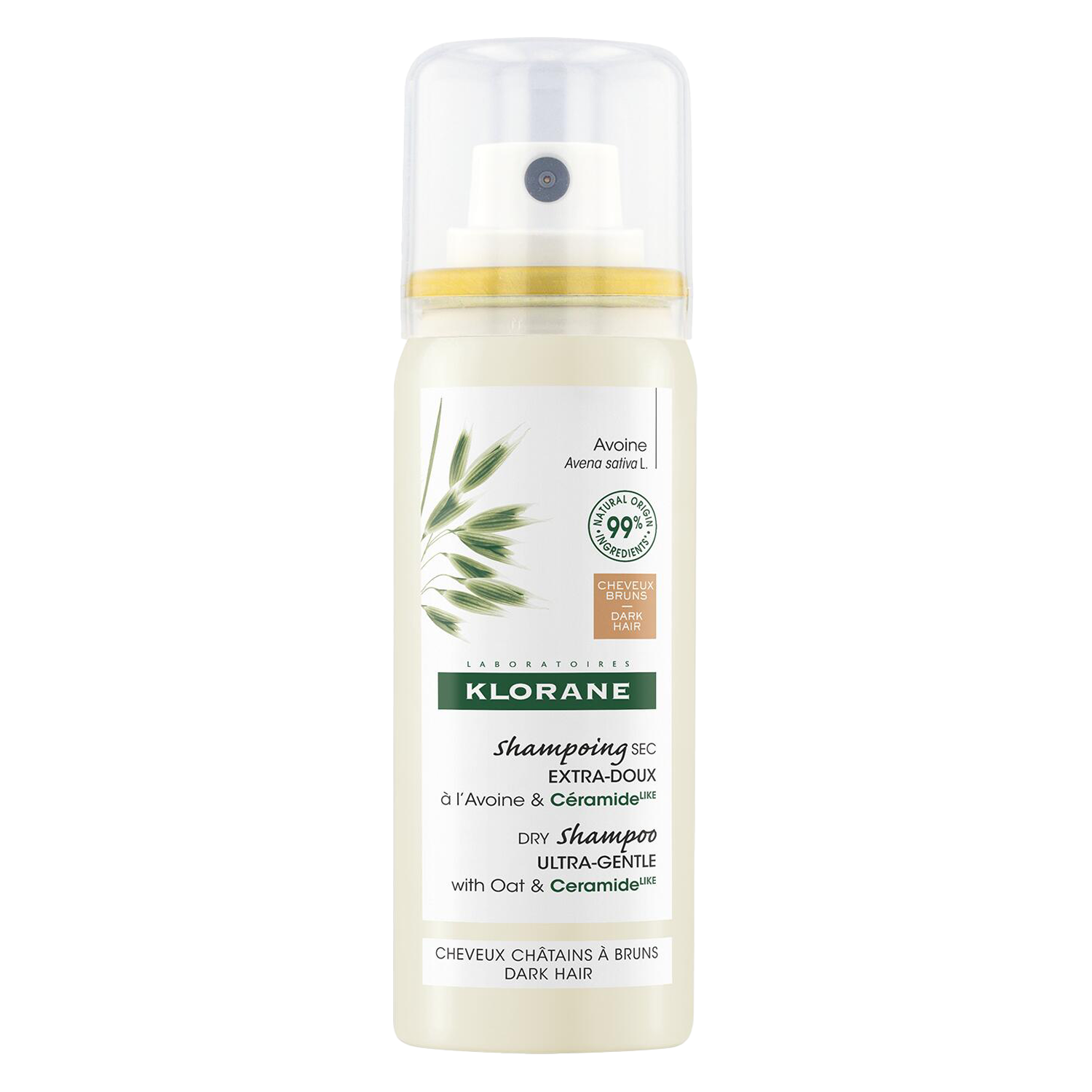Klorane Hafer - Hafermilch Trockenshampoo Getönt 50ml