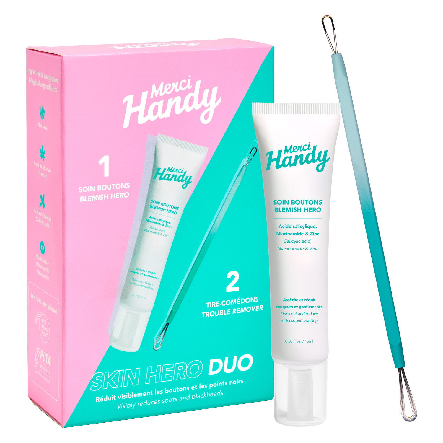 Merci Handy – Kit Skin Hero Duo