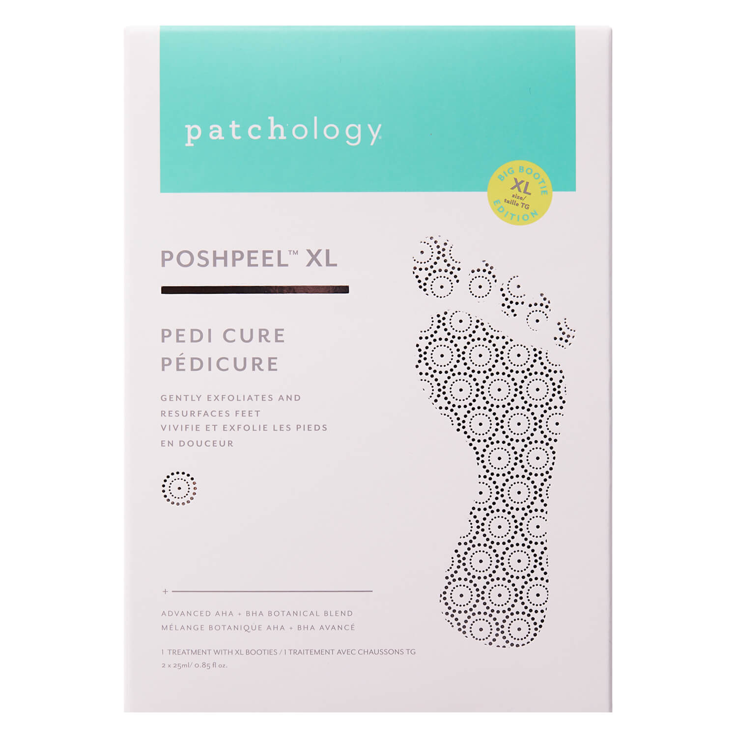 Patchology Poshpeel Pedi Cure Xl 1x