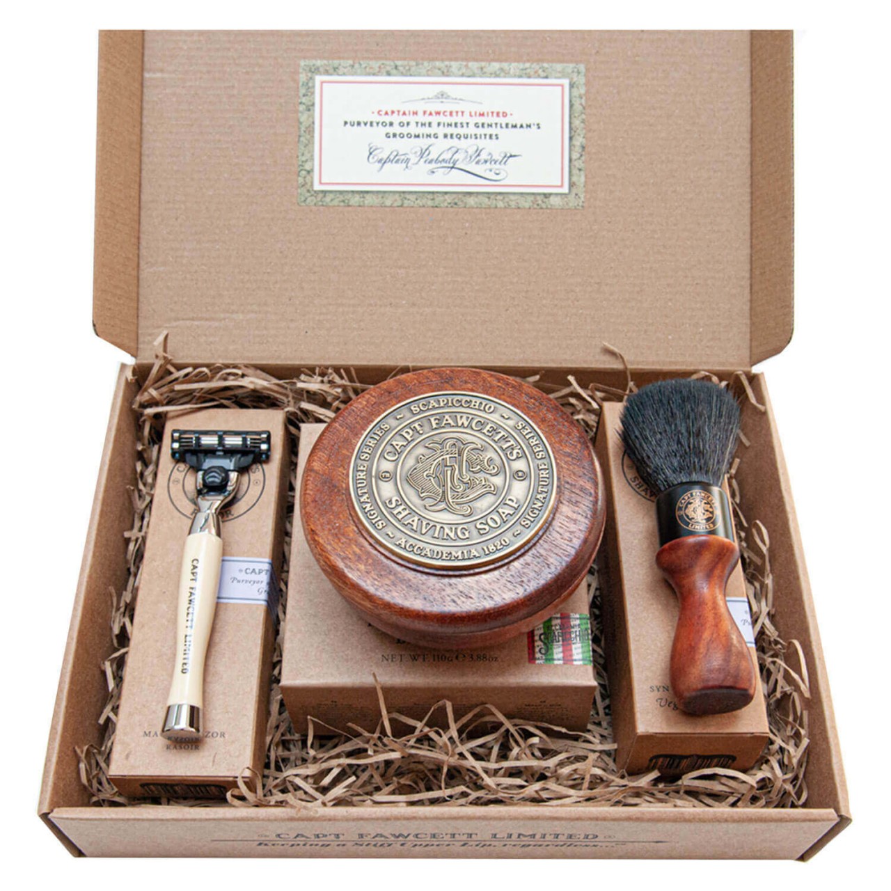 Capt. Fawcett Care - Scapicchio Shaving Soap Set