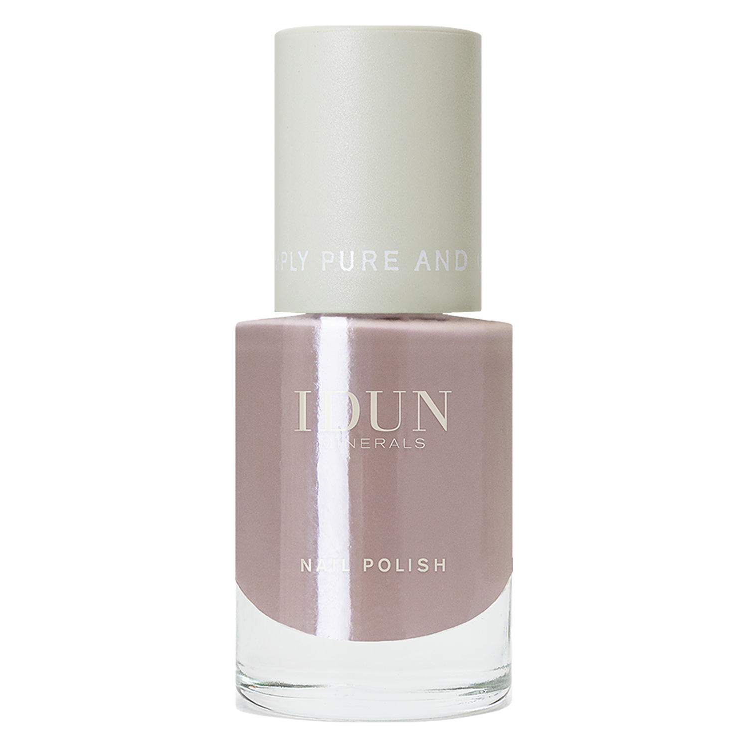 Idun Minerals Idun Nails – Nail Polish Granit Purple Grey 11ml
