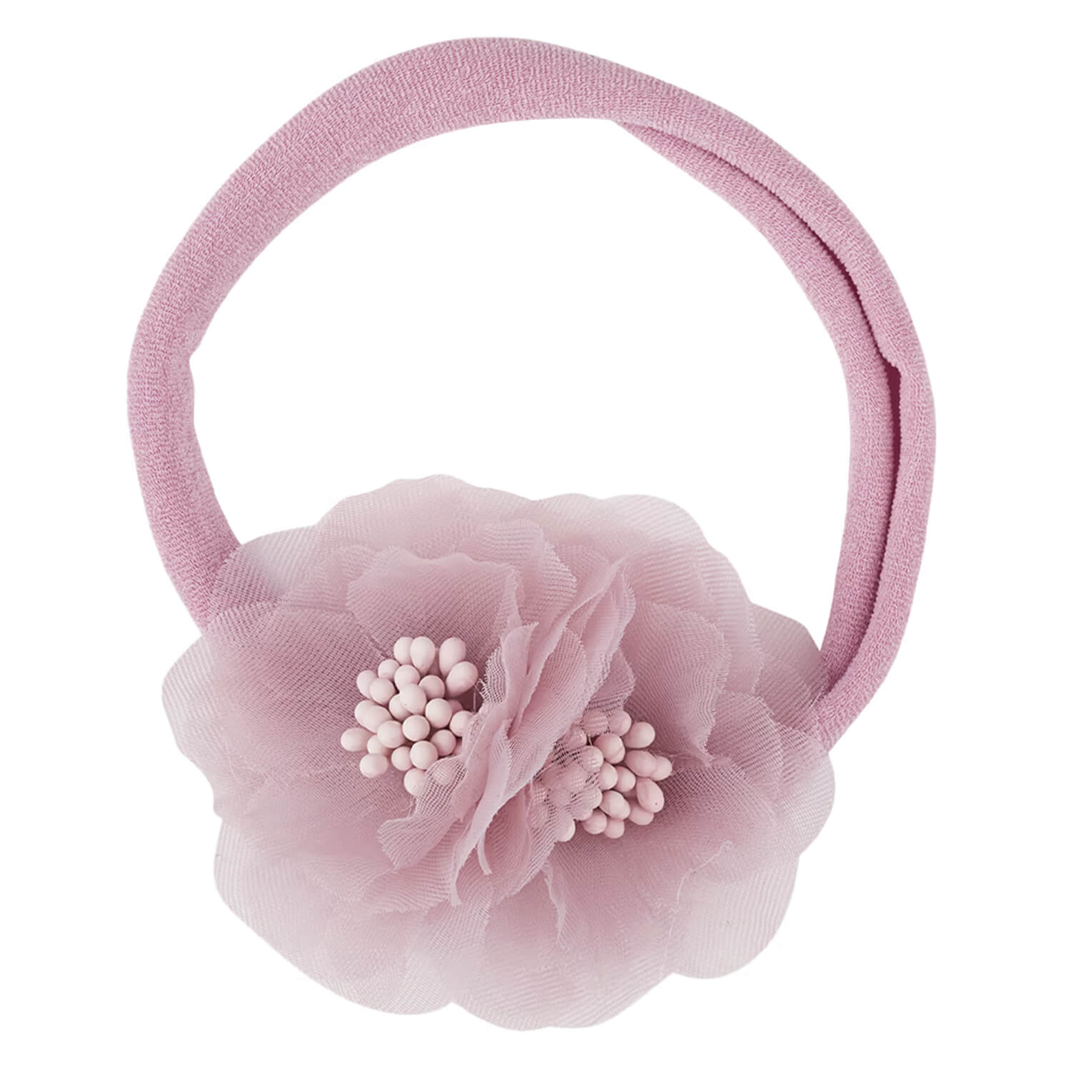 Trisa Celebride Baby Haarband Blumen Elastisch Lila 1x