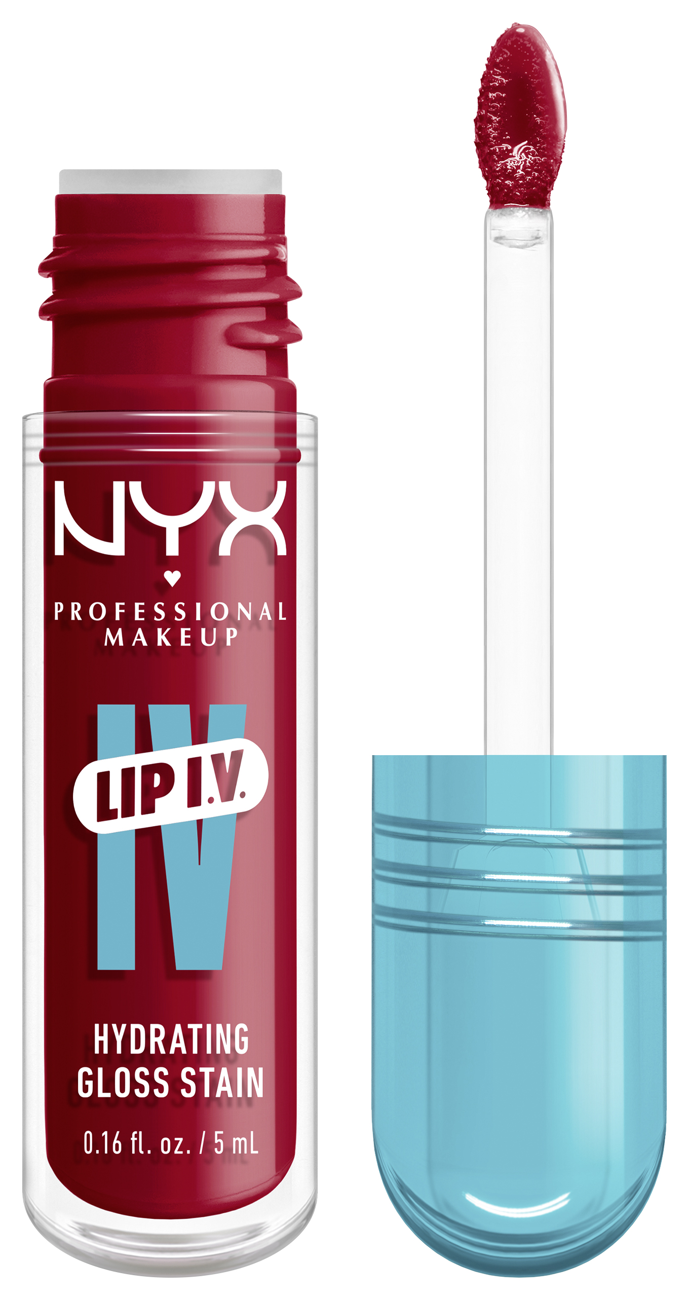 Nyx Professional Makeup Lip Iv – Gloss Serum Feuchtigkeitsspendender Lipgloss Red-Y. Set. Wet! 5ml