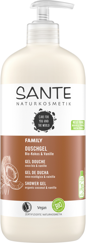 Sante – Fam. Duschgel Kokos Vanille 500ml 500ml