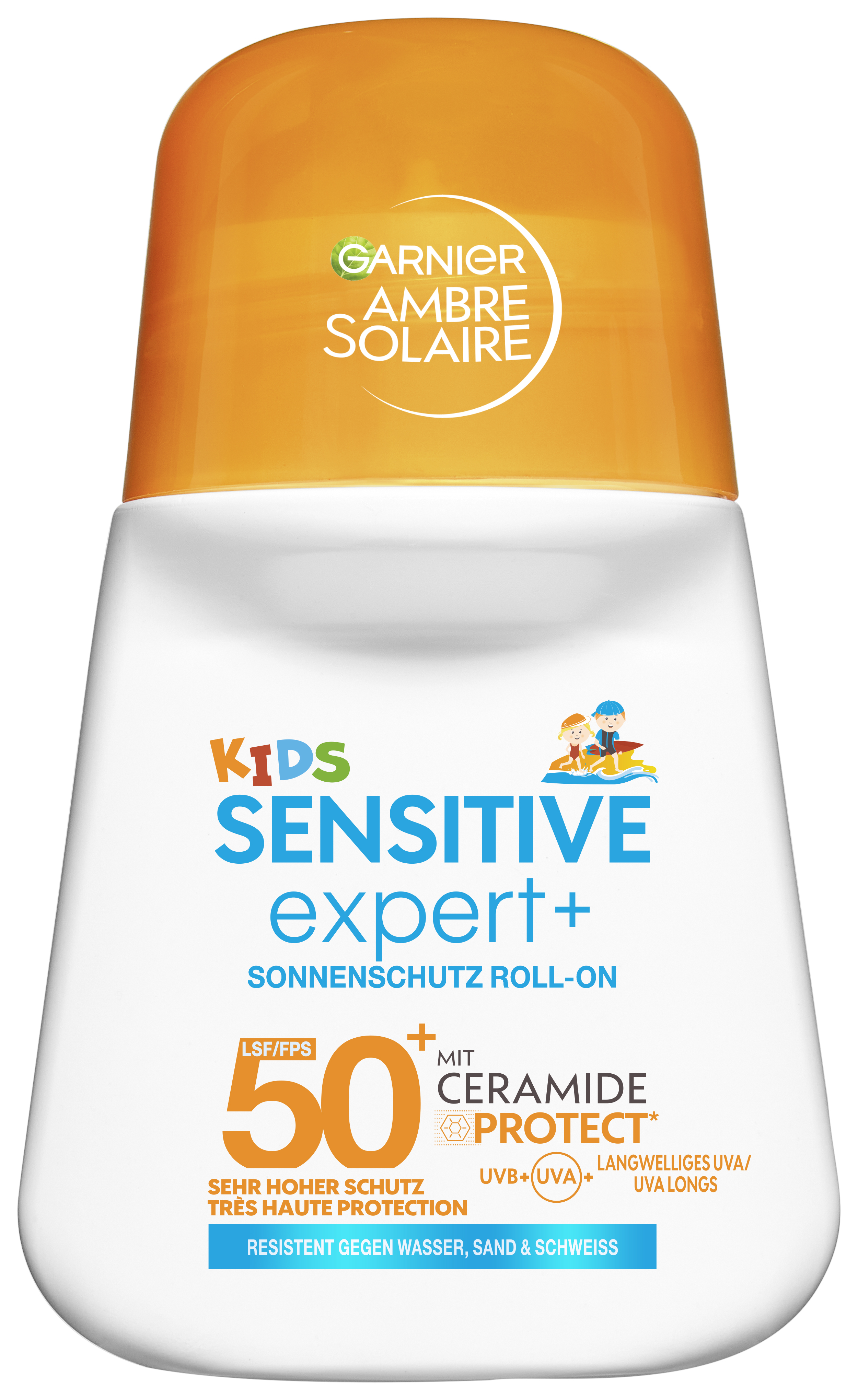 Garnier Ambre Solaire - Kids Sensitive Expert+ Sonnenschutz Roll-On Lsf 50+ 50ml