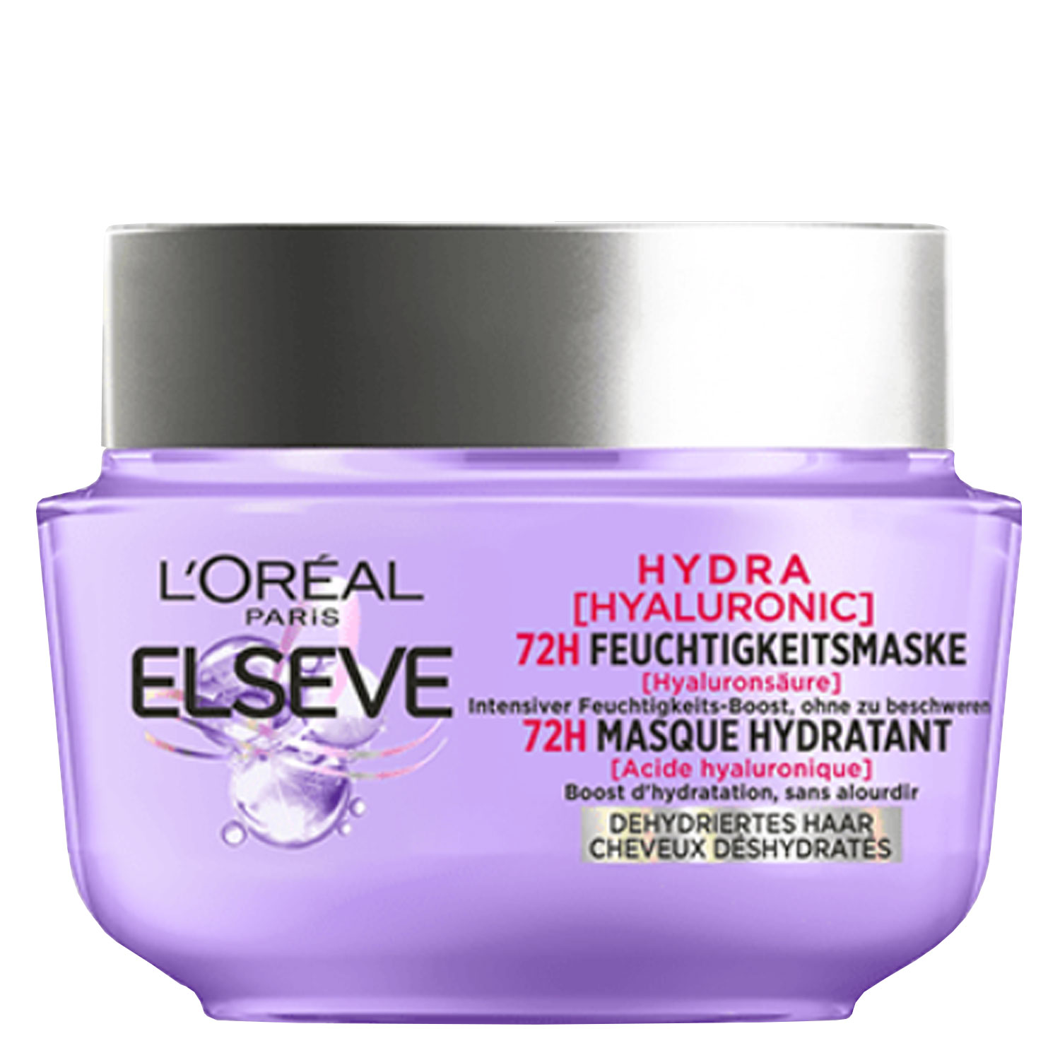 L'oréal Paris Loréal Elseve Haircare - Hydra Hyaluronic 72h Feuchtigkeitsmaske 300ml
