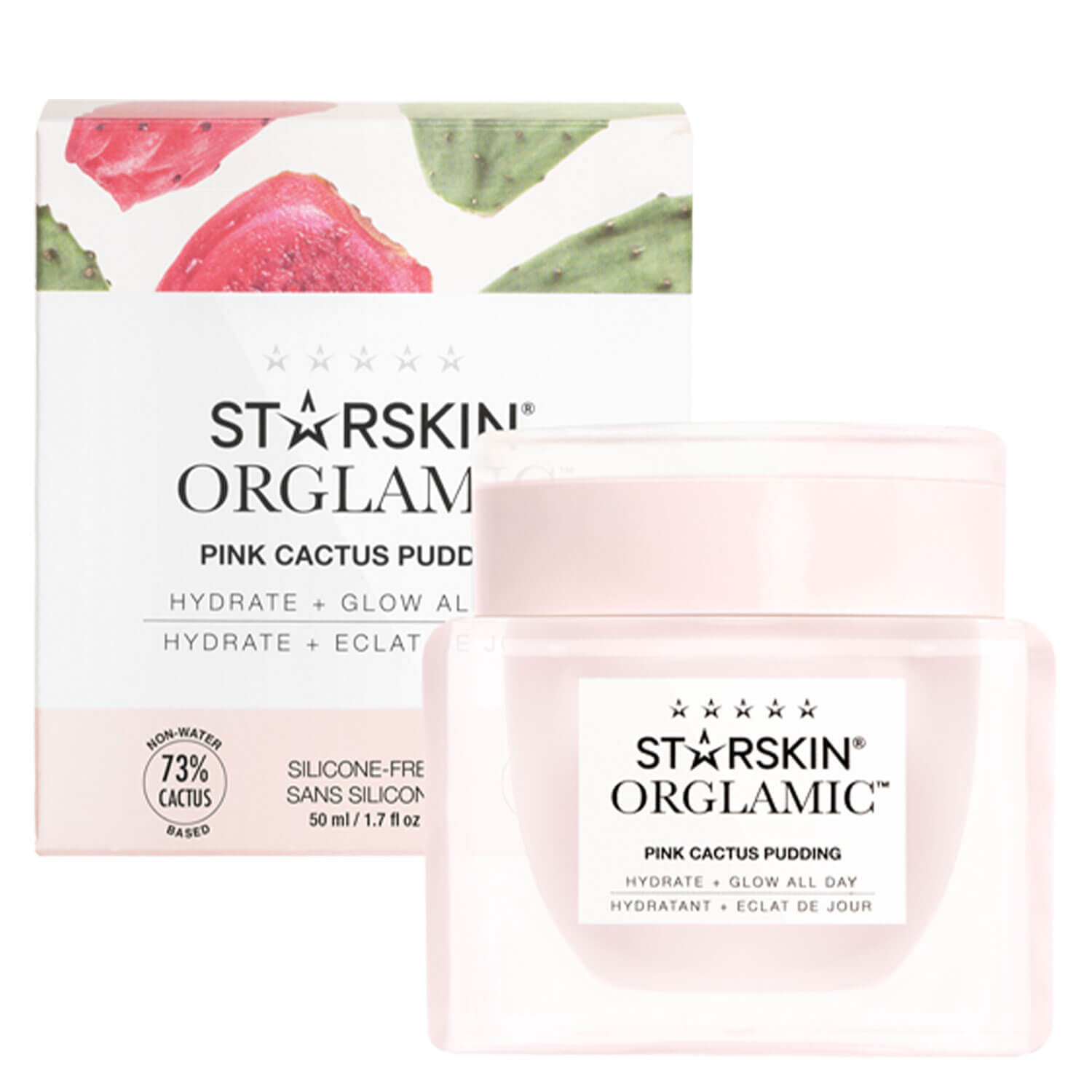 Starskin – Orglamic Pink Cactus Hydrating & Glow Pudding 50ml