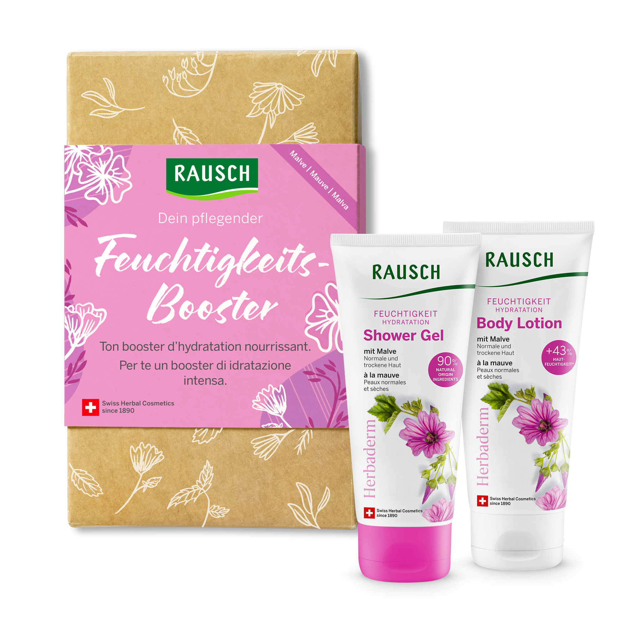 Rausch Body – Geschenkset Feuchtigkeit 400ml