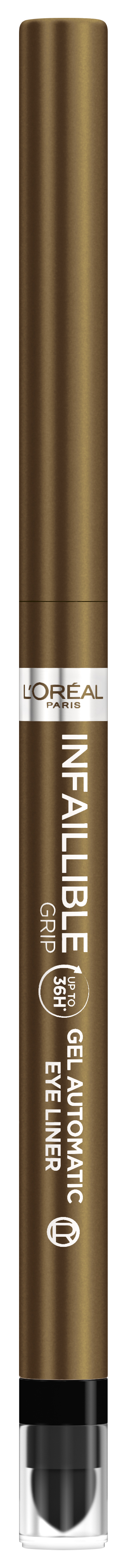L'oréal Paris L'oréal Infaillible - Grip Gel Automatic Eyeliner 12 Bronzed Espresso 1x