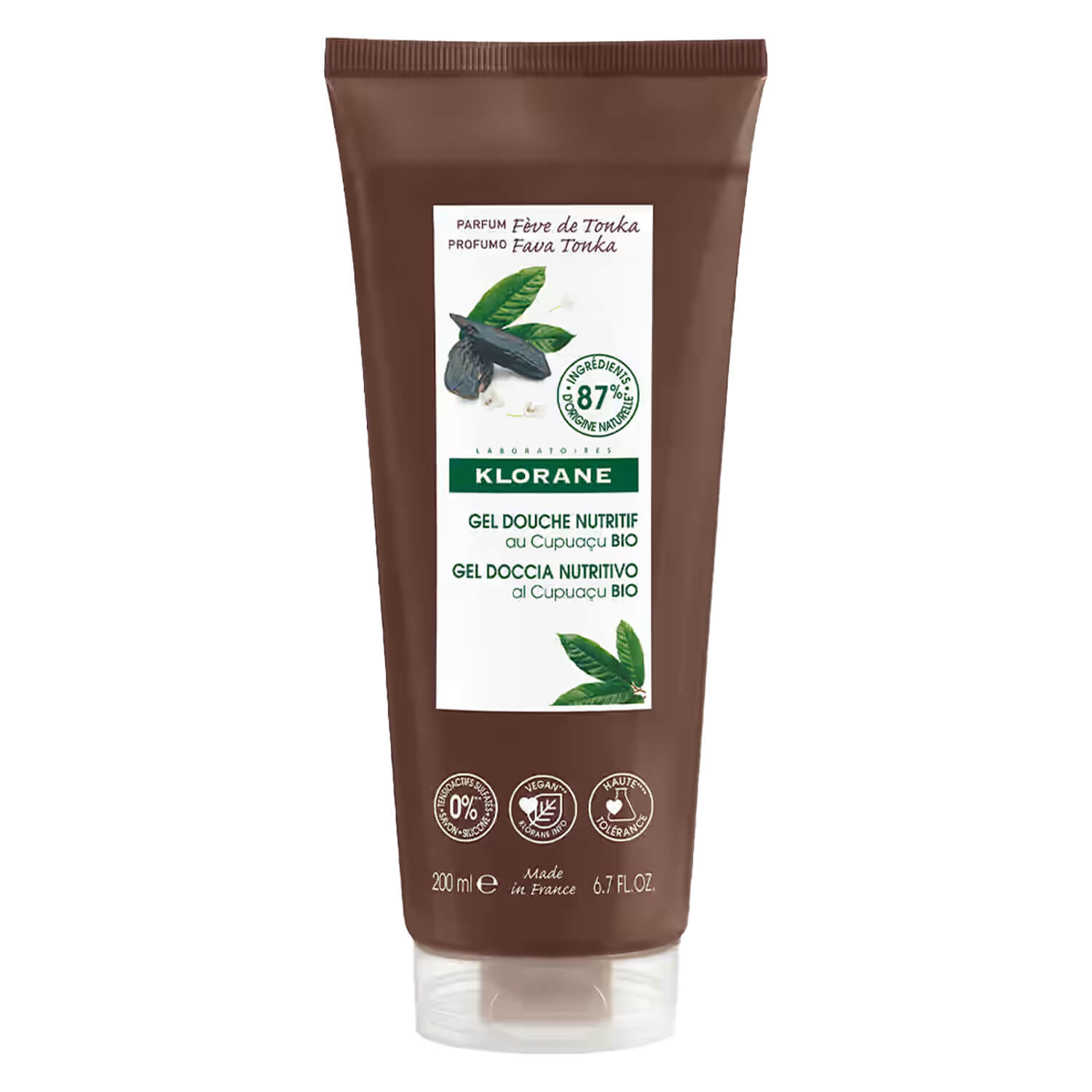 Klorane Skincare – Duschgel Tonkabohne 200ml