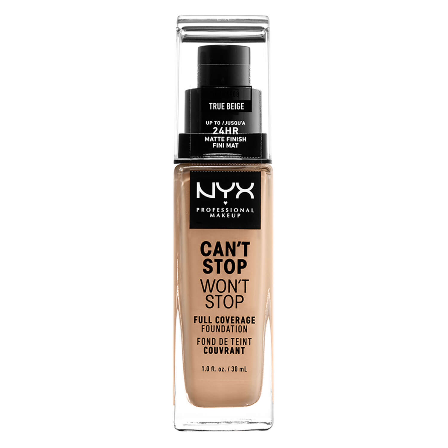 Nyx Professional Makeup Can't Stop Won't Stop - Full Coverage Foundation True Beige 30ml