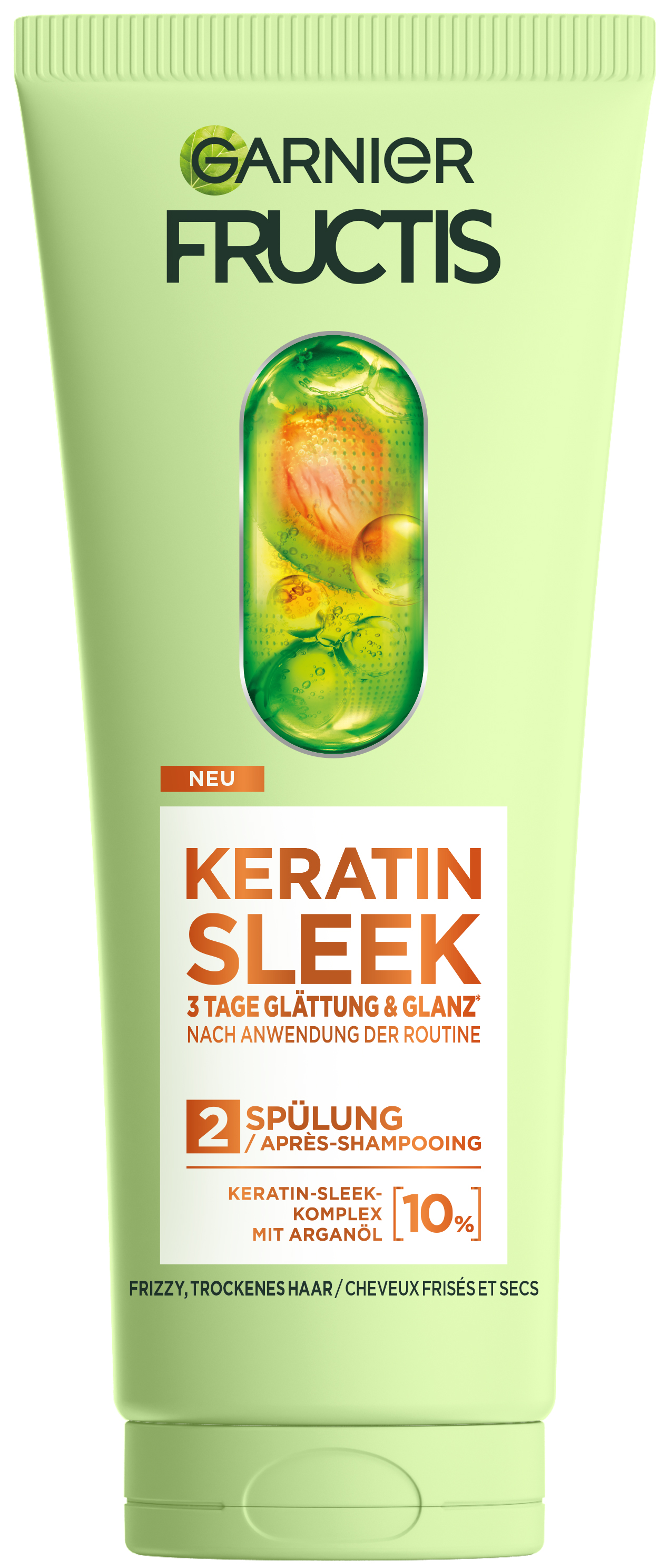 Garnier Fructis Sleek - Keratin Sleek Spülung 200ml