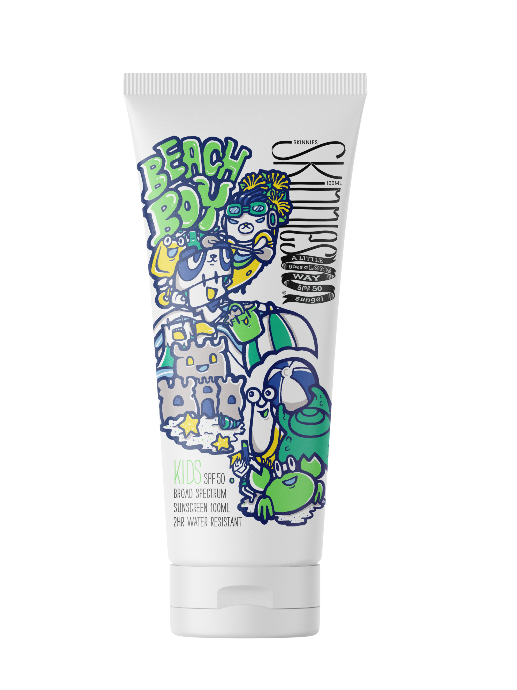 Skinnies – Sonnengel Kids Beach Boy Spf50 100ml