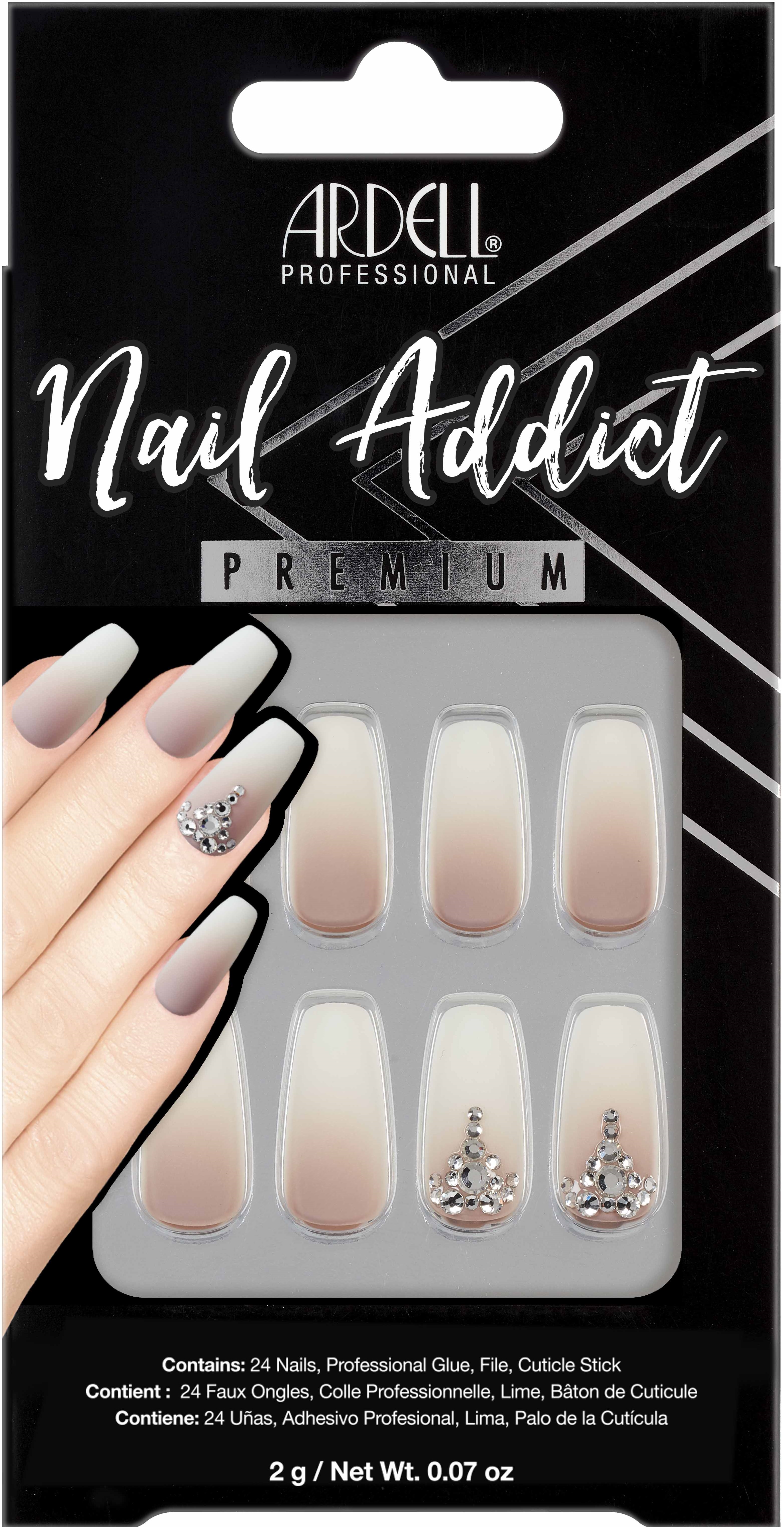 Ardell Nail Addict - Premium Rich Tan Ombre 24x