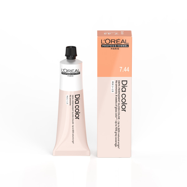 L’oréal Professionnel Dia Color – 7.44 Mittelblond Tiefes Kupfer 60ml
