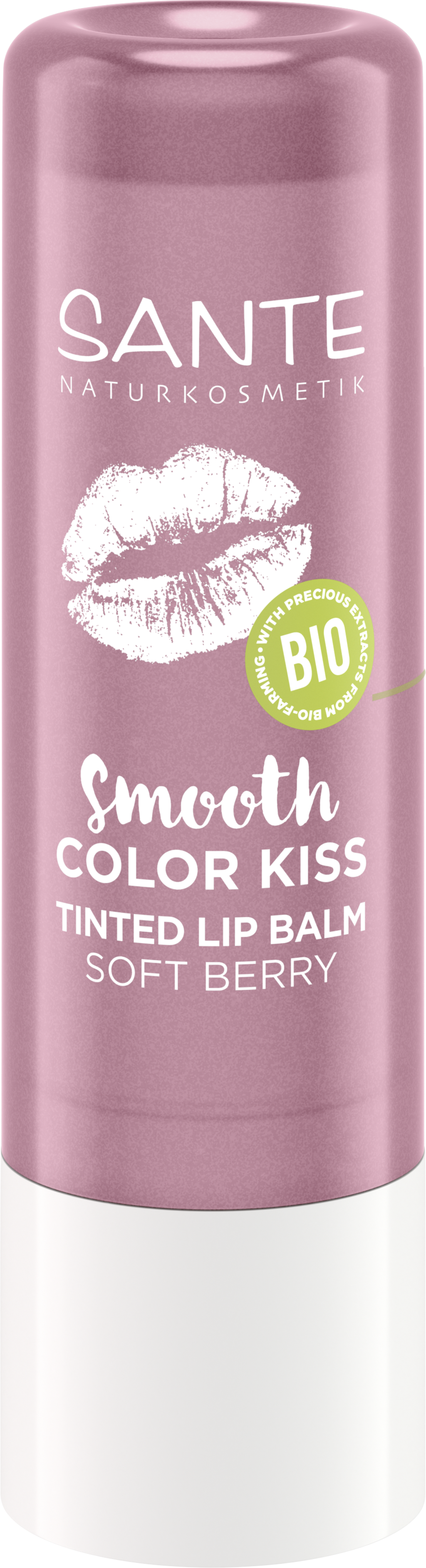 Sante - Smooth Color Kiss 02 Soft Berry 4.8g