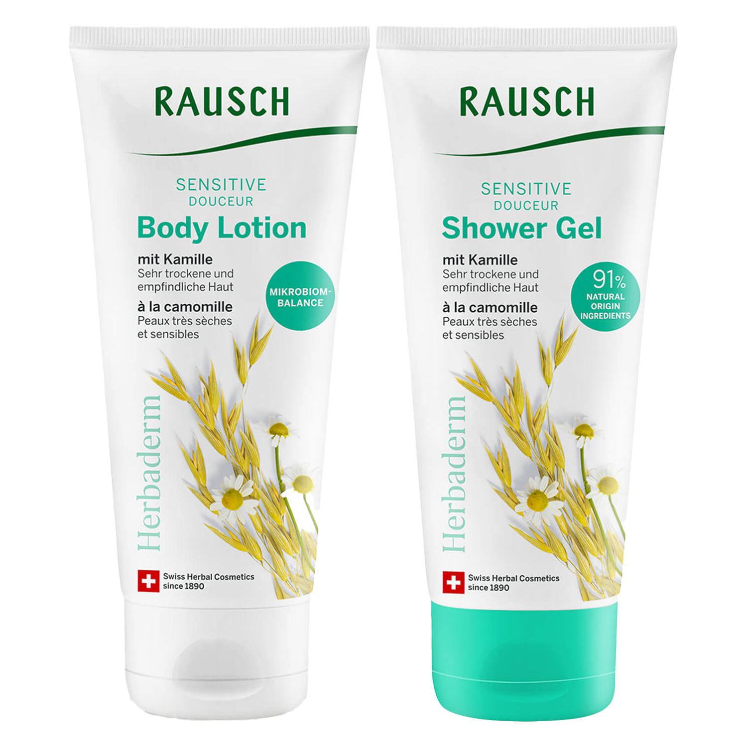 Rausch Body - Sensitive Shower Gel & Body Lotion Kamille