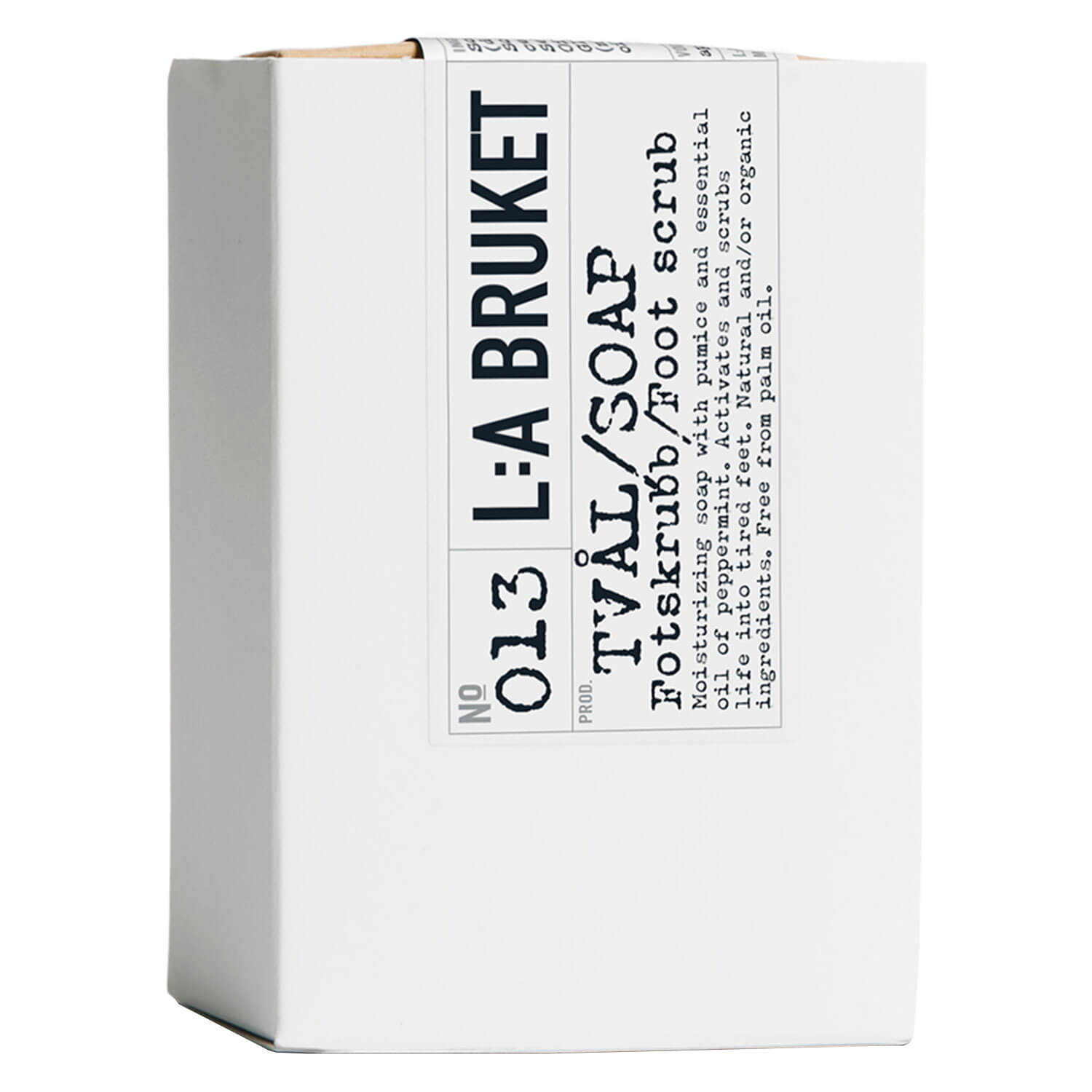 La Bruket L:A Bruket - No.013 Bar Soap Foot Scrub Peppermint 240g