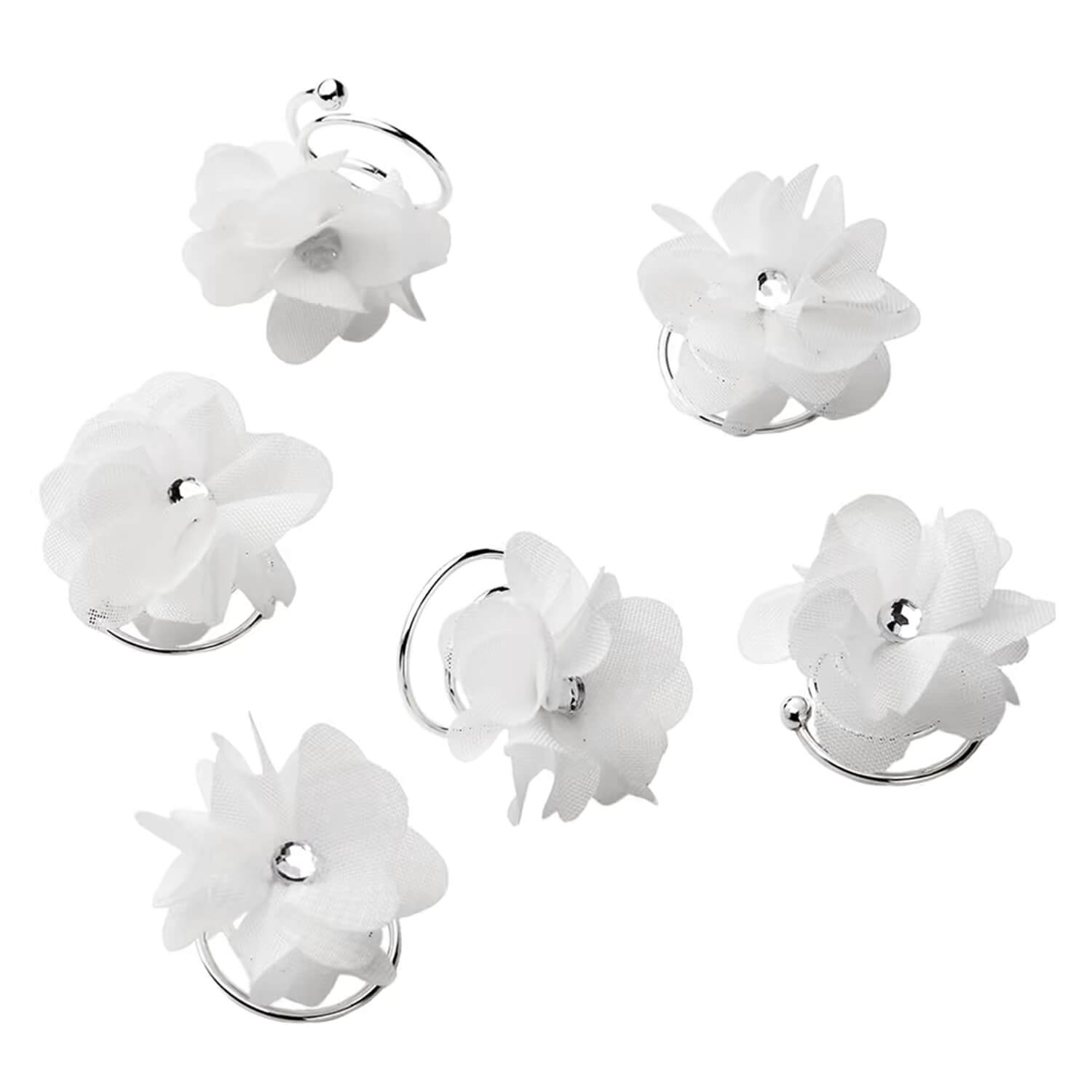 Trisa Celebride Curlies Stoffblüten 6x