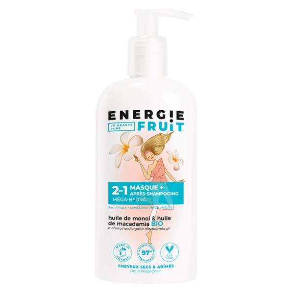 Image of ENERGIE FRUIT - 2en1 Masque + Après Shampooing Méga-Hydra