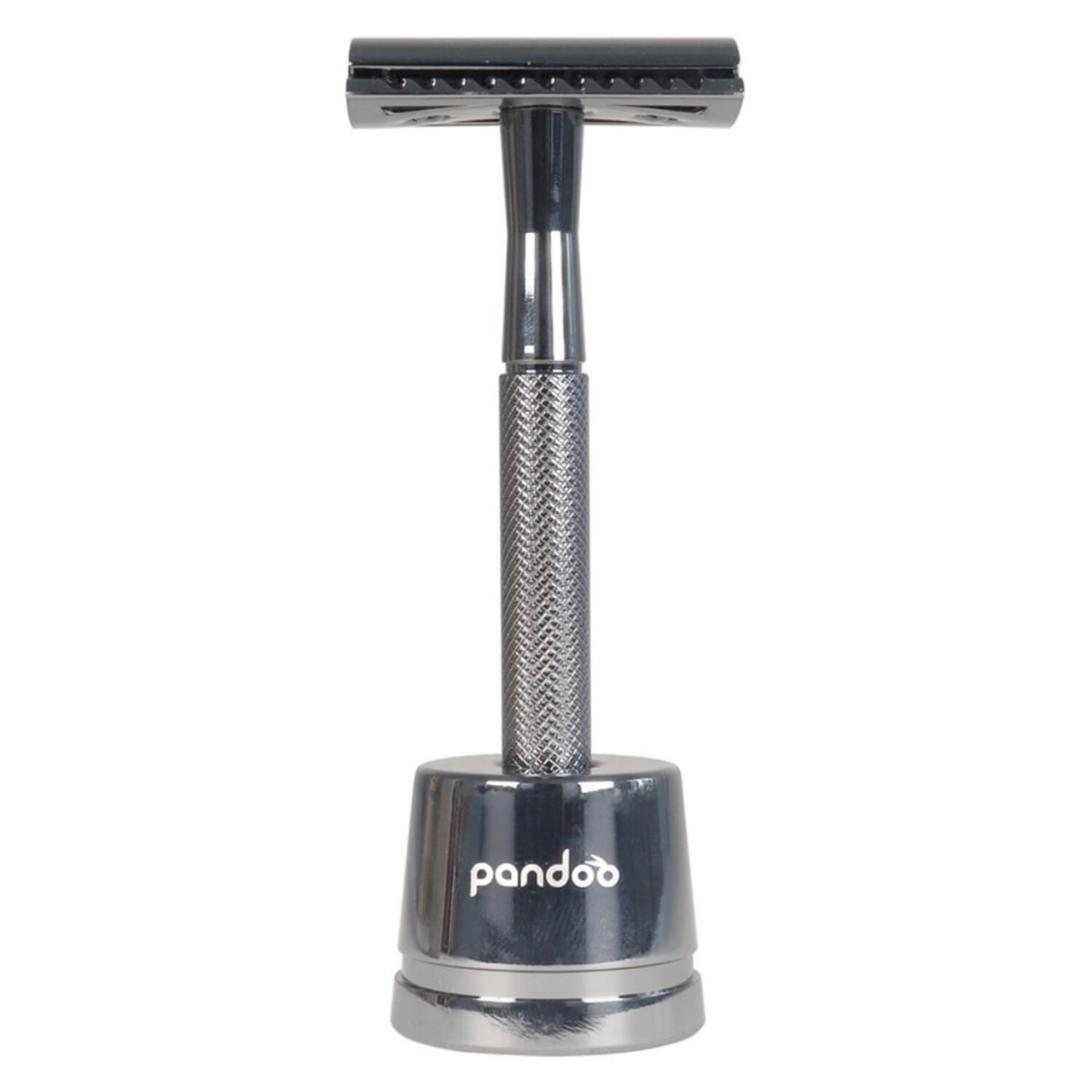 pandoo - Metall Rasierhobel Silber