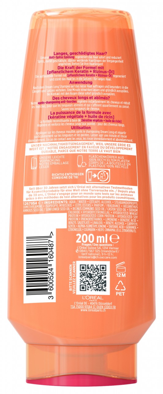 LOréal Elseve Haircare - Dream Length Super Aufbau Spülung