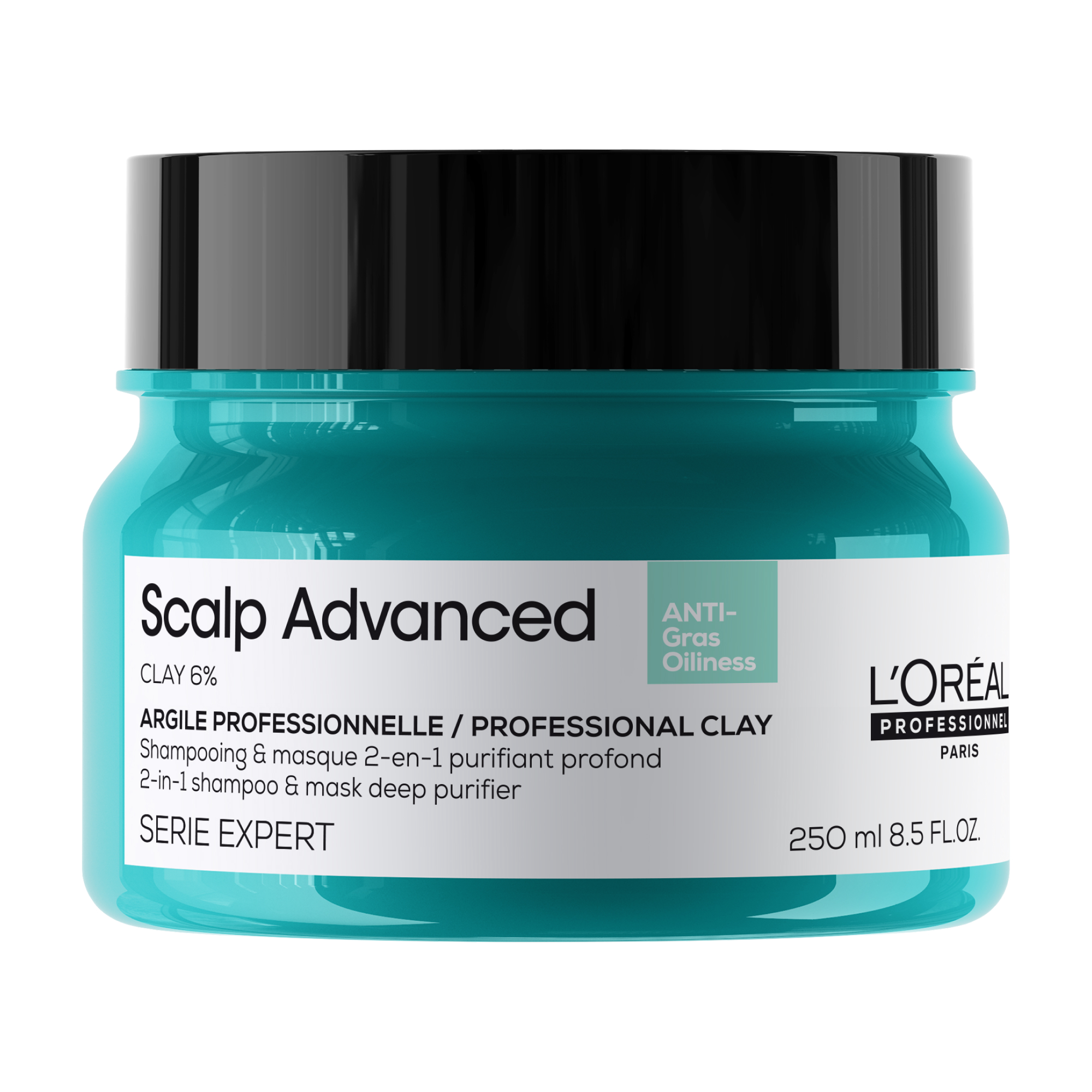 L’oréal Professionnel Série Expert Scalp Advanced – Anti-Oiliness 2in1 Deep Purifier Clay 250ml