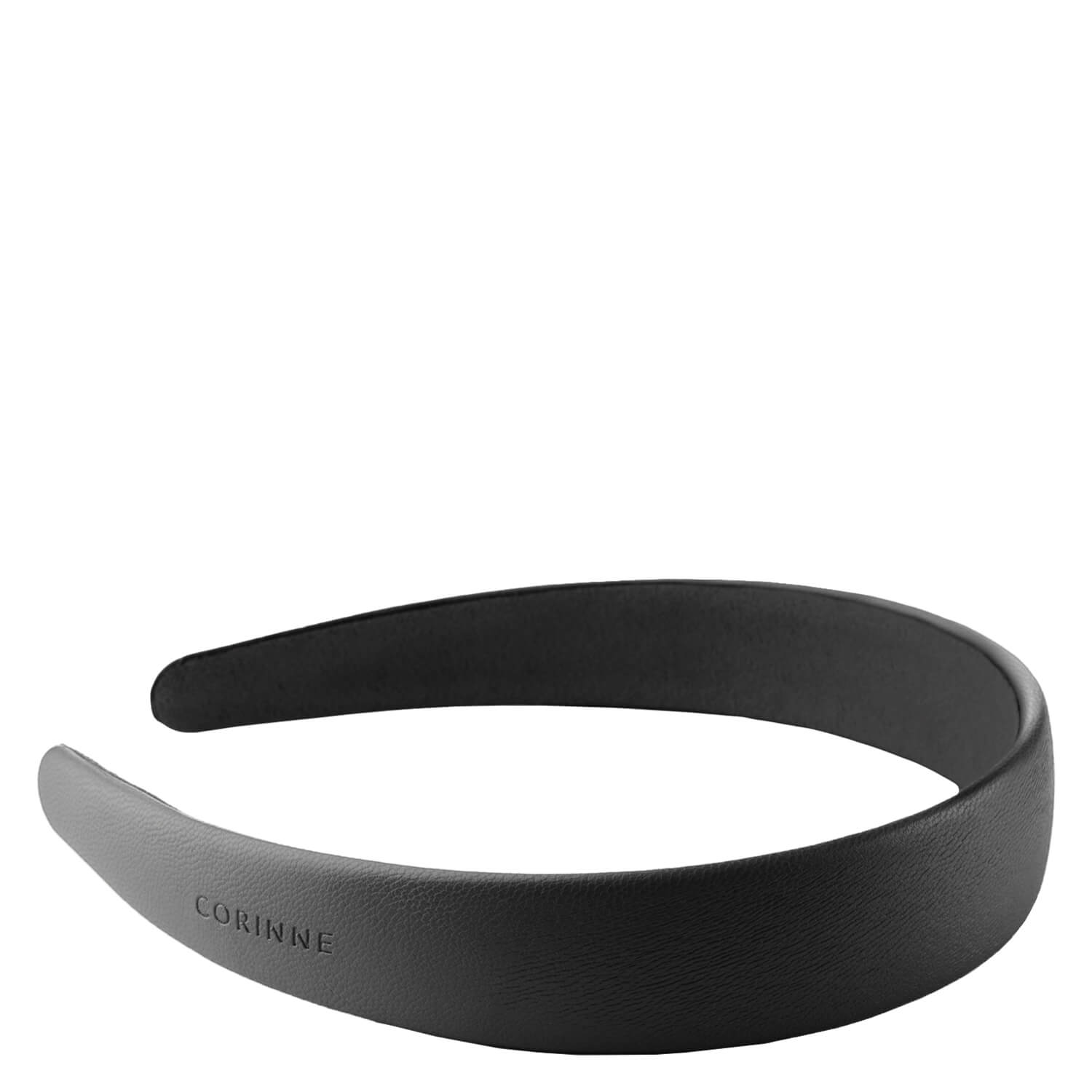 Corinne World Diadem Wide Plain Vegan Black