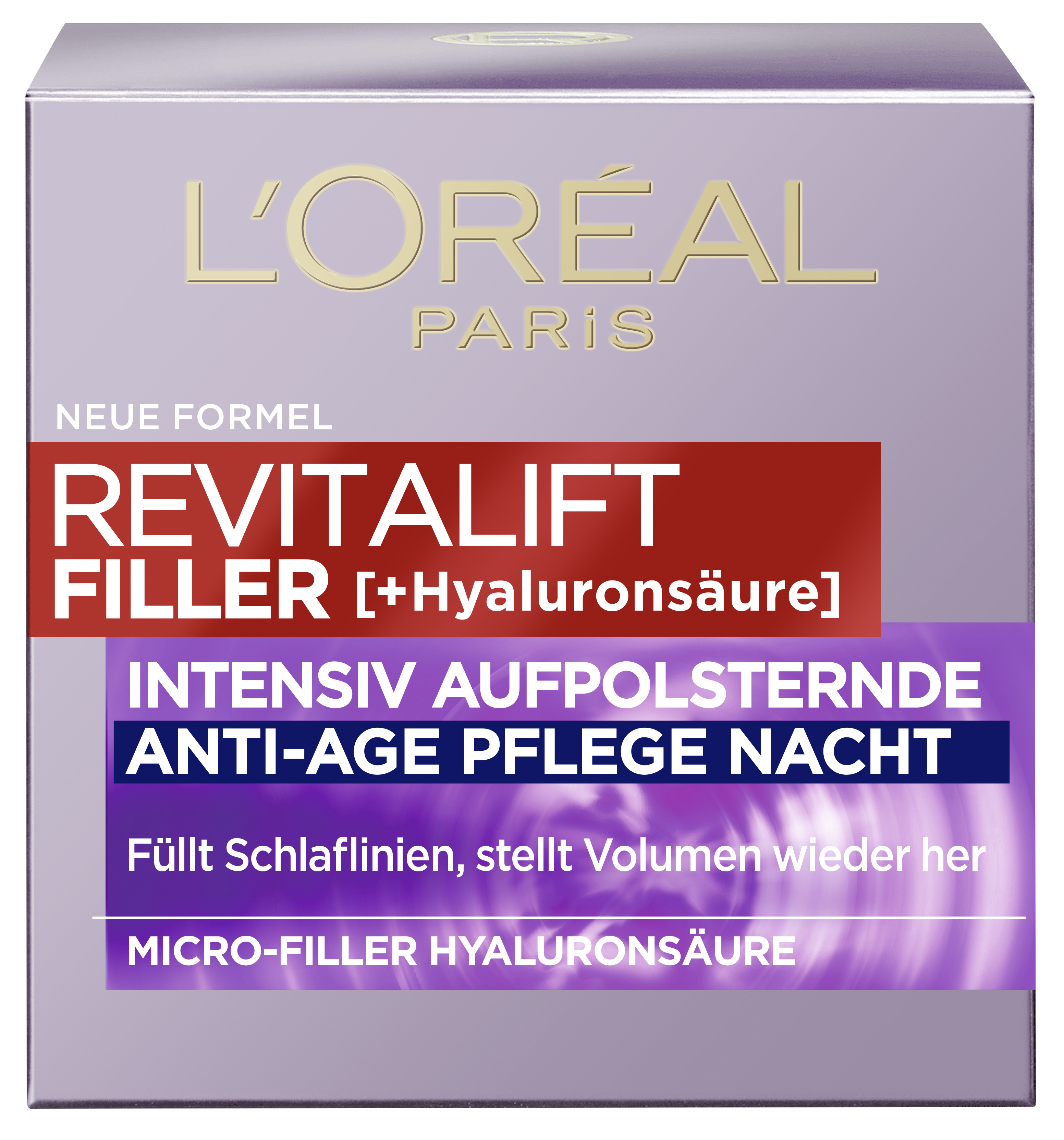L’oréal Paris L’oreal Skincare – Revitalift Filler [+Hyaluronsäure] Intensiv Aufpolsternde Anti-Age Nachtpflege 50ml