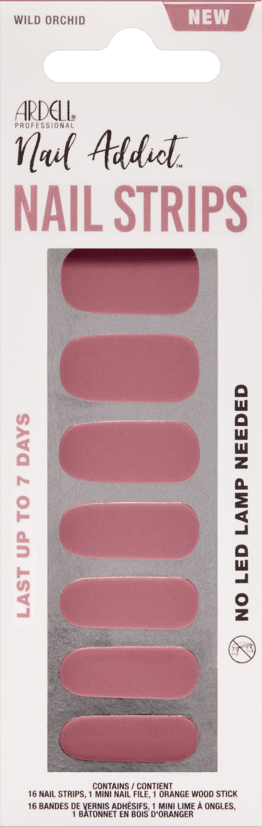 Ardell Nail Addict – Nail Strips Wild Orchid 1x