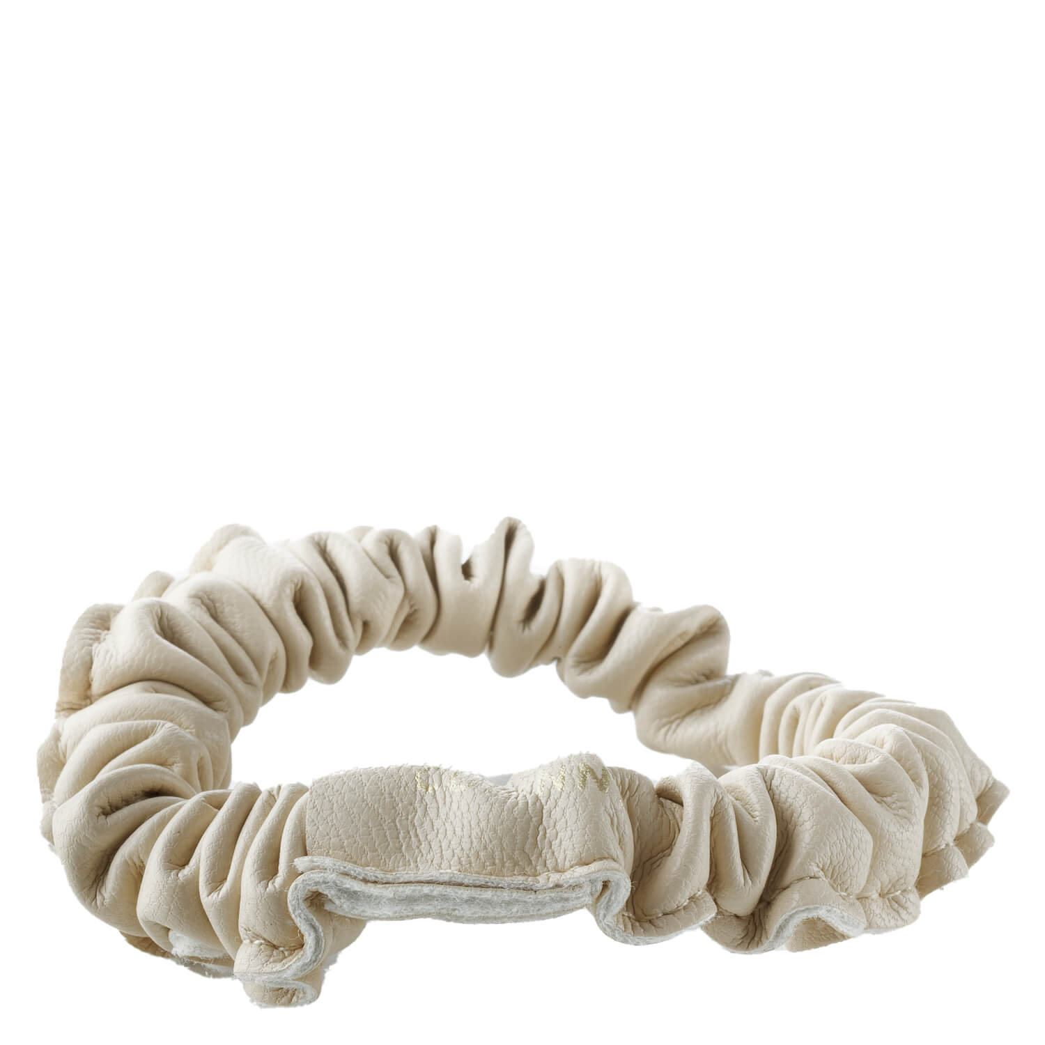 Corinne World - Vegan Scrunchie Narrow Cream 1x