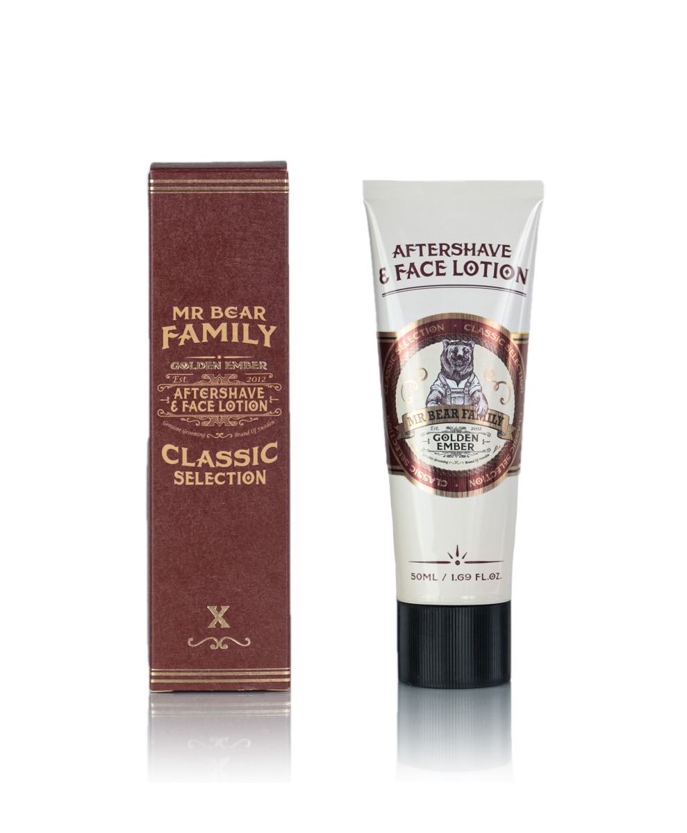 Mr. Bear Family Golden Ember – Aftershave & Face Lotion 50ml