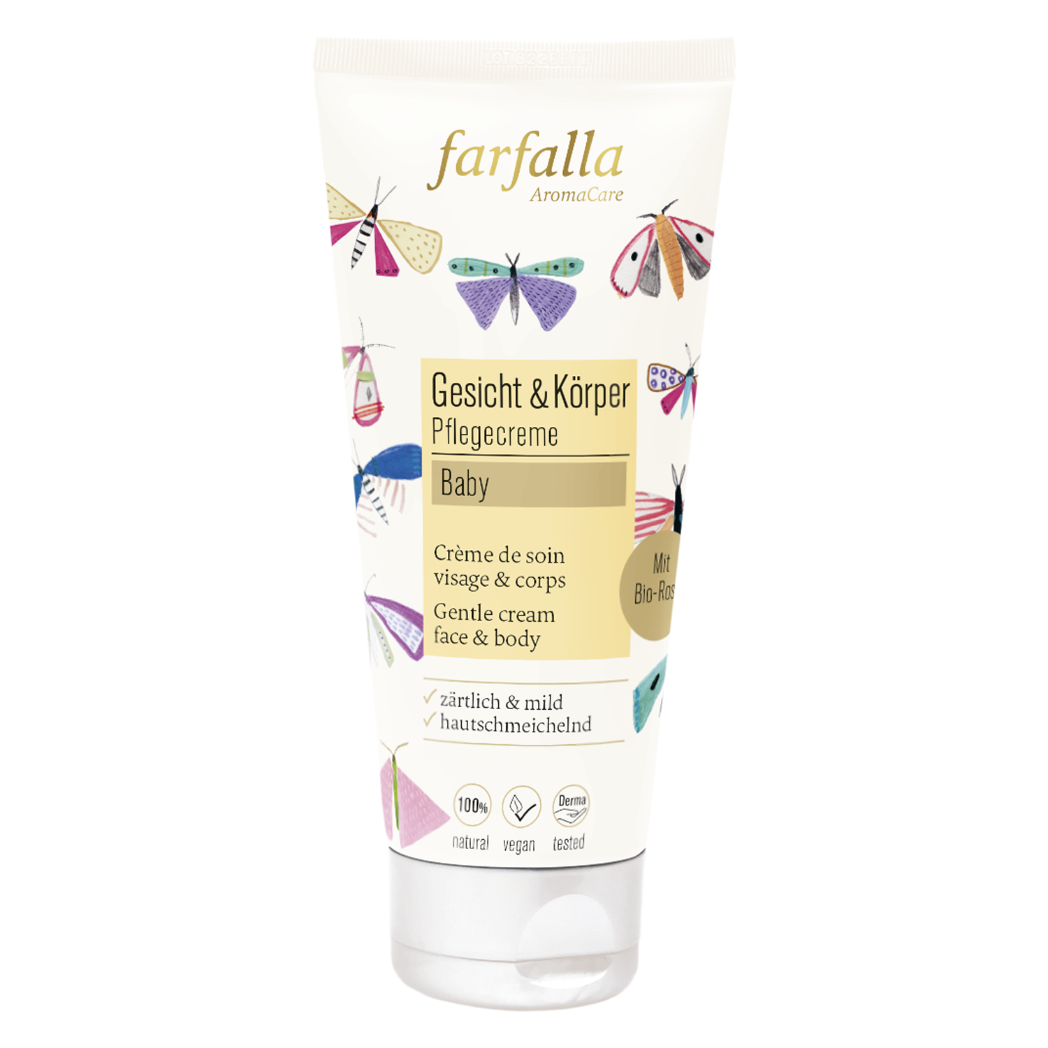 Farfalla Baby - Rose Zärtliche Pflegecreme Gesicht & Körper 100ml
