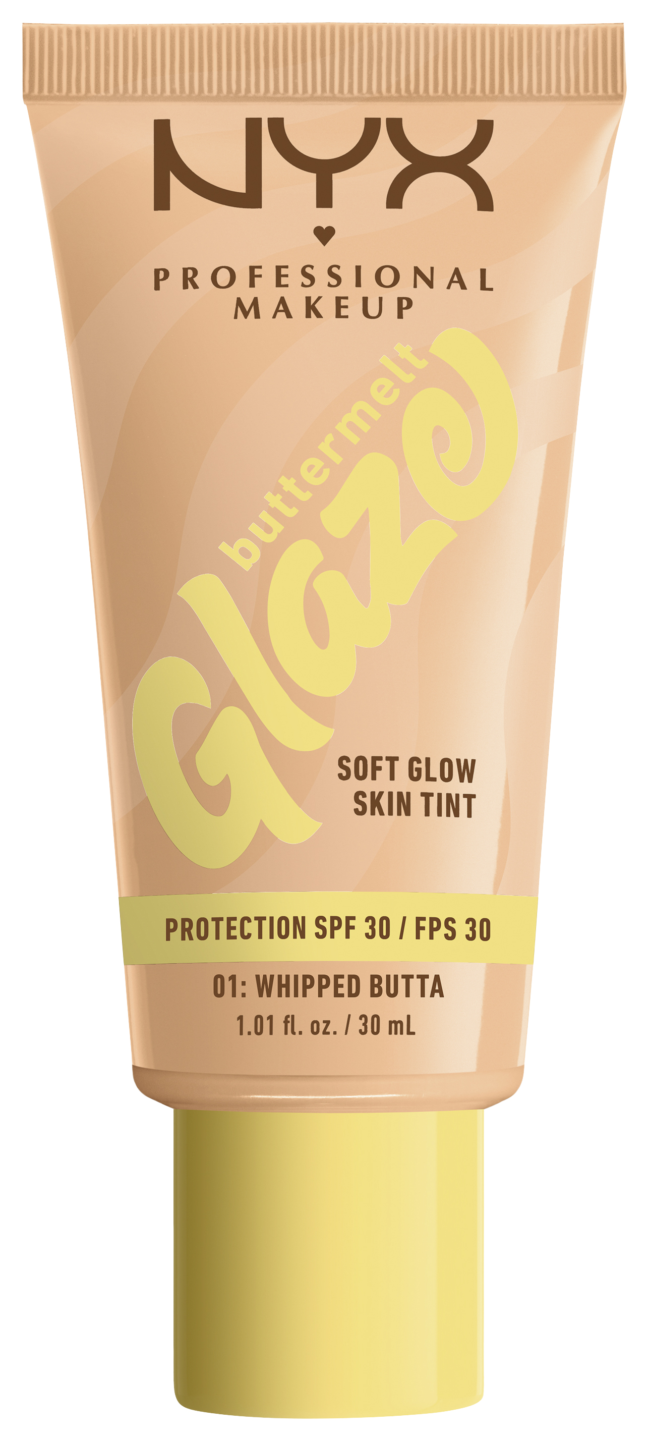 Nyx Professional Makeup Buttermelt – Glaze Foundation 01 Whipped Butta Lsf 30 30ml