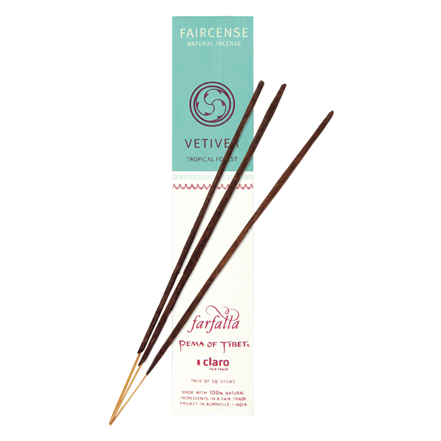 Farfalla Räucherstäbchen - Vetiver/Tropical Forest - Faircense Räucherstäbchen 1x