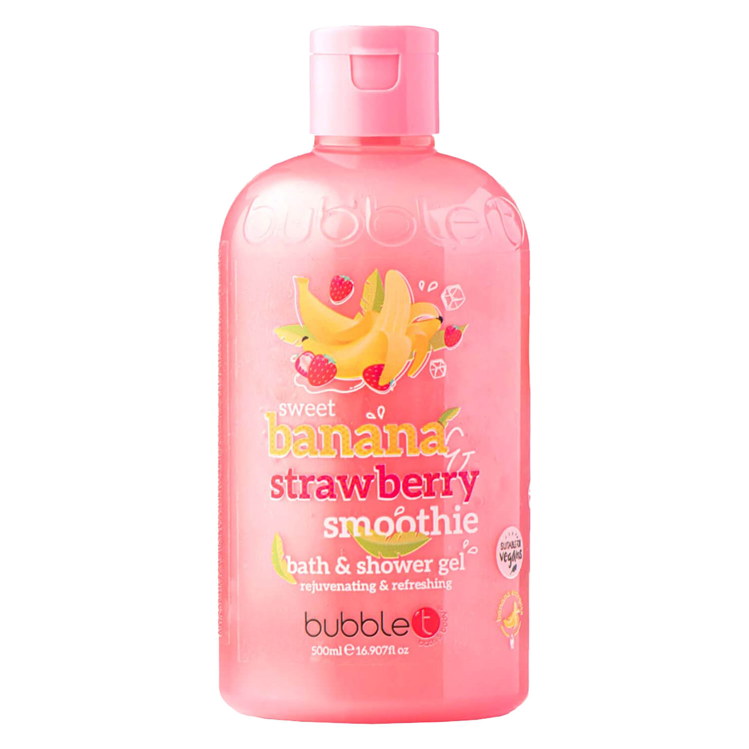 Bubble T - Bath & Shower Gel Banana & Strawberry 500ml