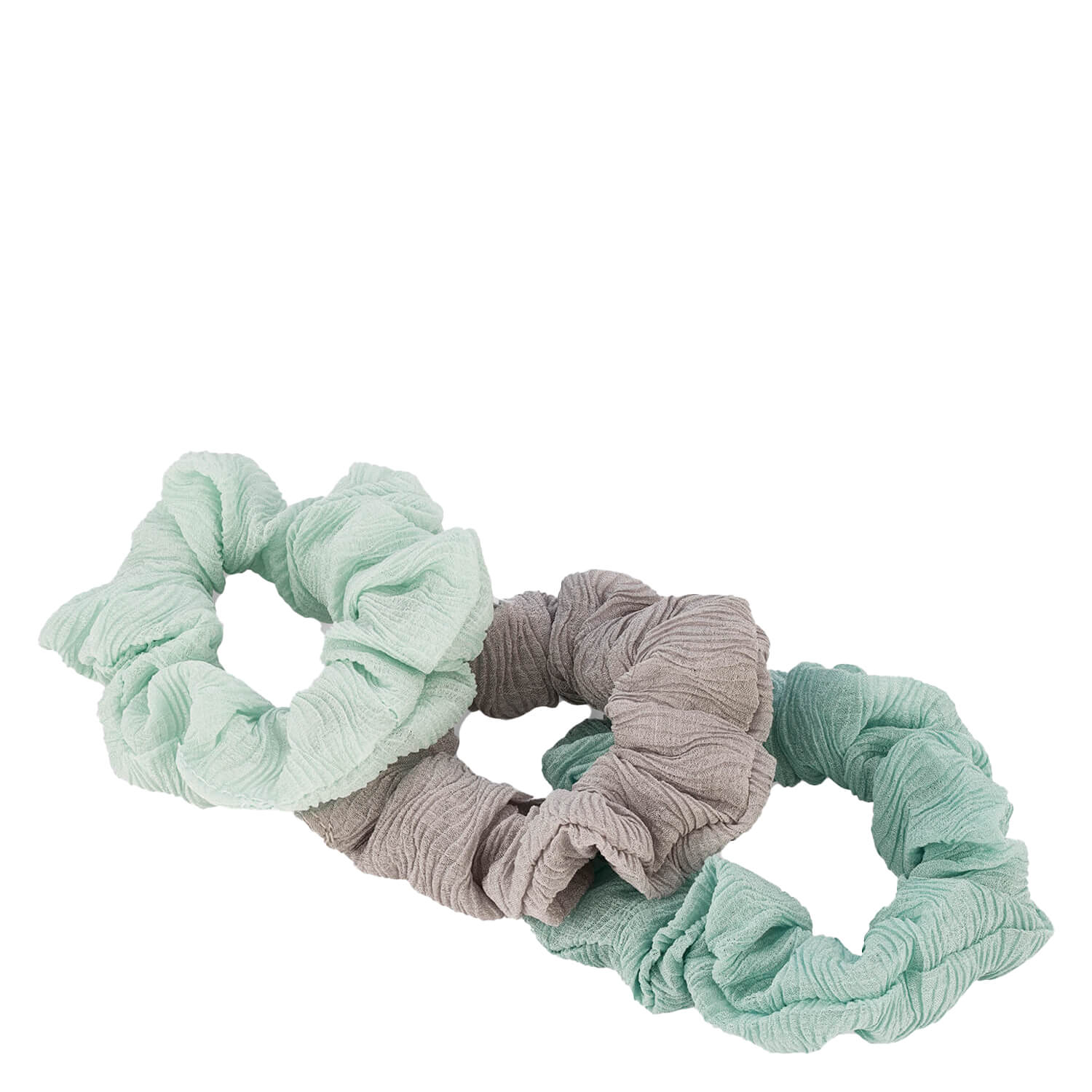 Trisa Body Mind And Soul Scrunchie Yoga Chiffon Mint 3x
