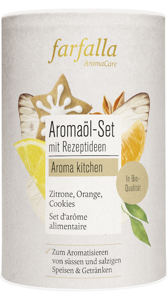 Farfalla – Aromaöl-Set Mit Rezeptideen 3xml