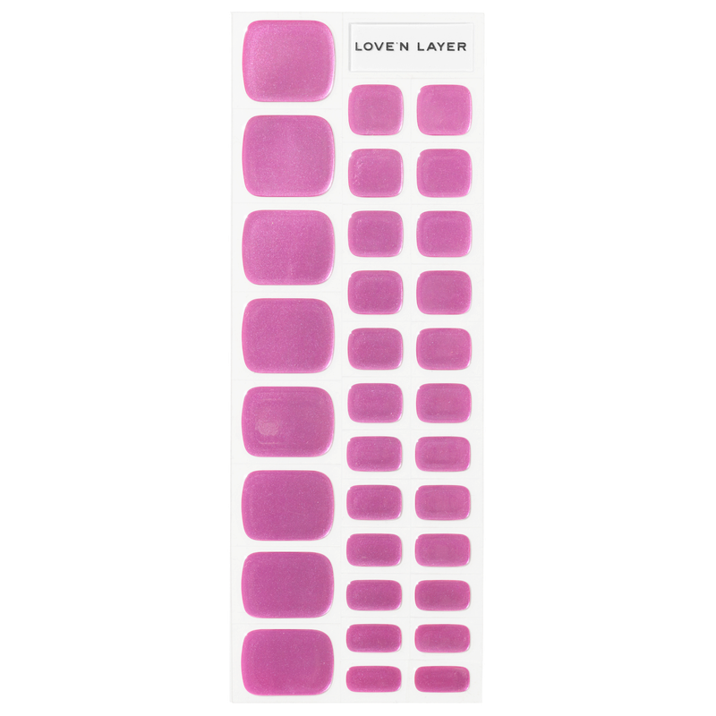 Lovenlayer - Metallic Toe Dahlia Purple 1stk