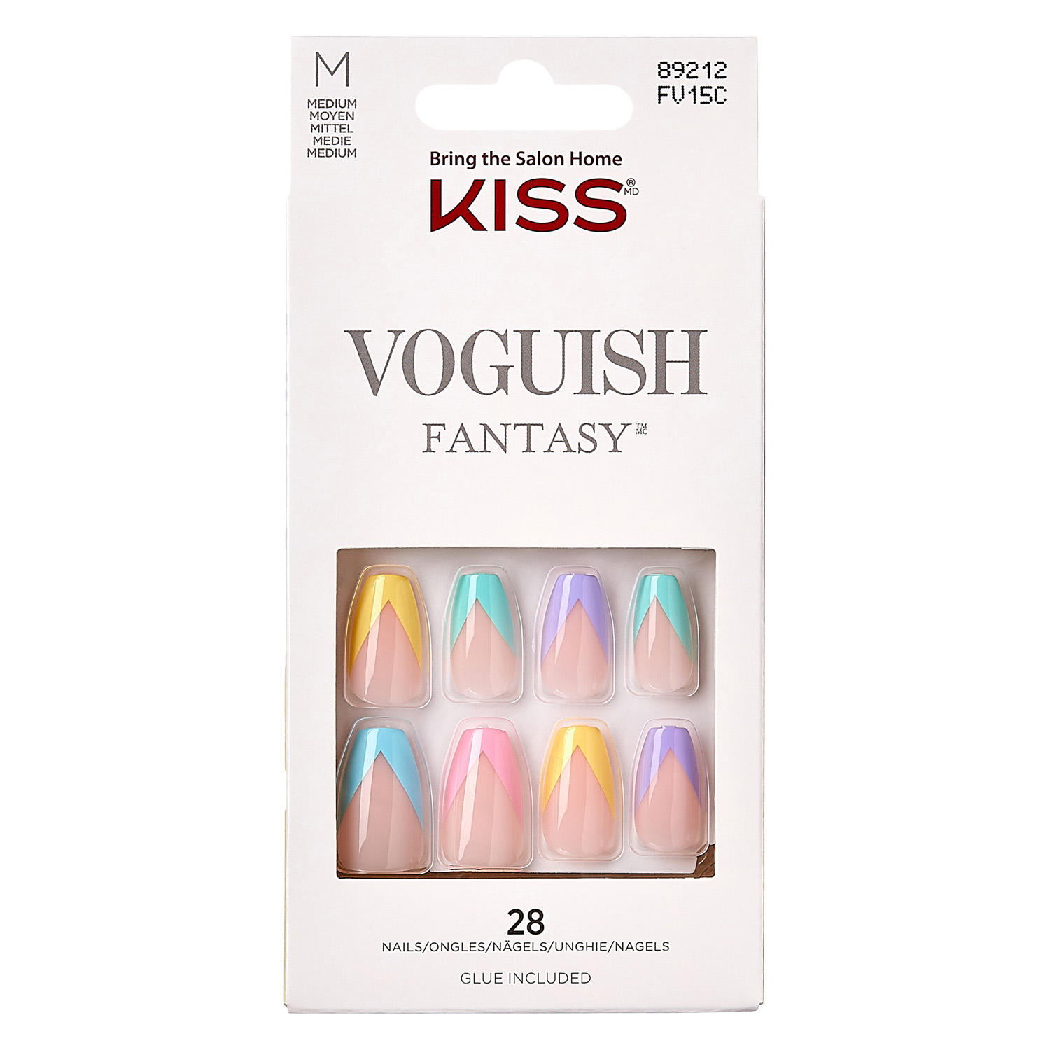 Kiss Nails - Voguish Fantasy Nails Candies 28x