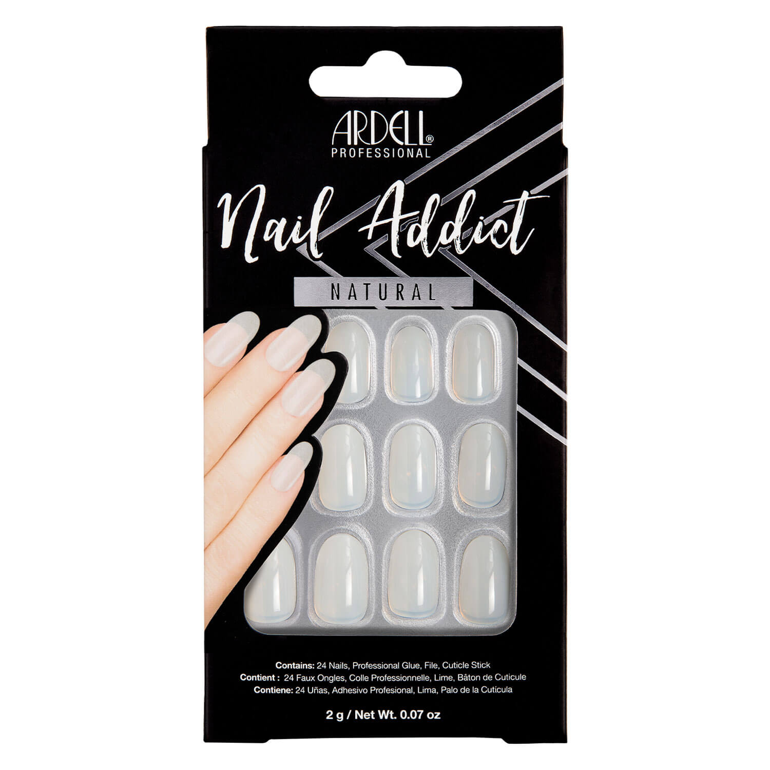 Ardell Nail Addict – Nail Addict Natural Oval 24x