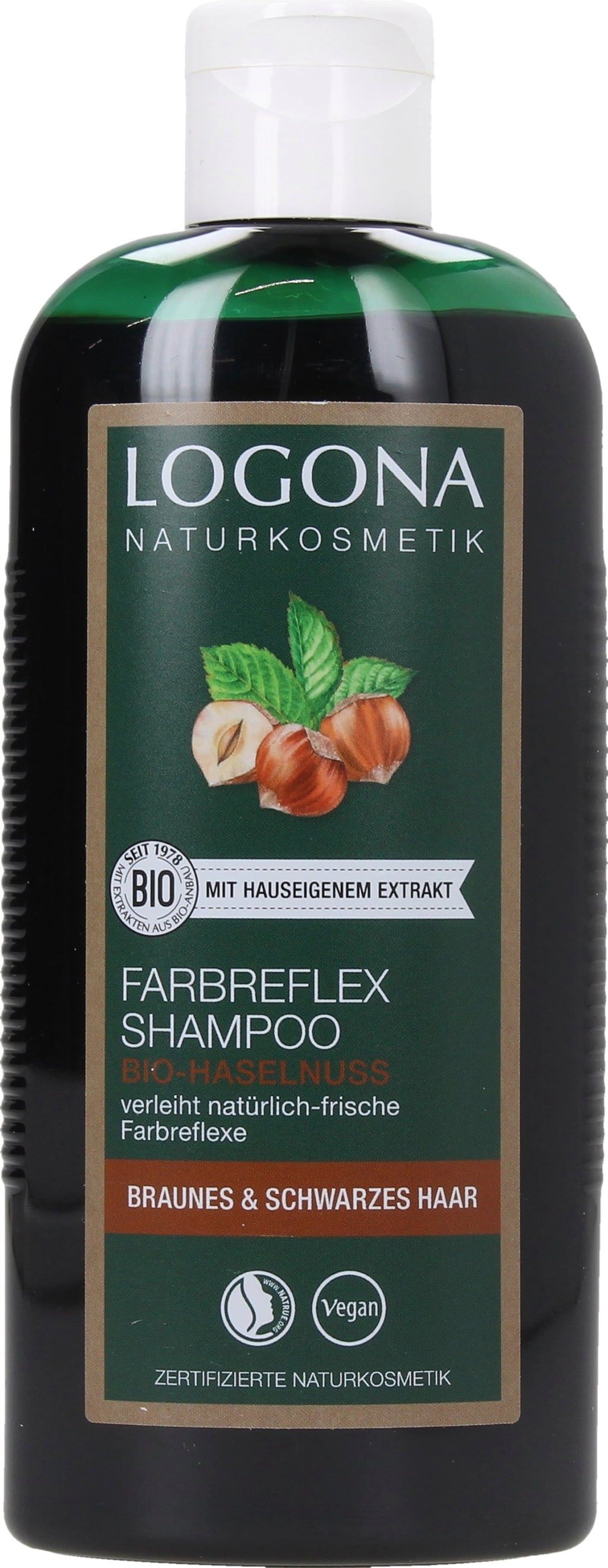 Logona – Shampoo Farbreflex Braun-Schwarz 250ml